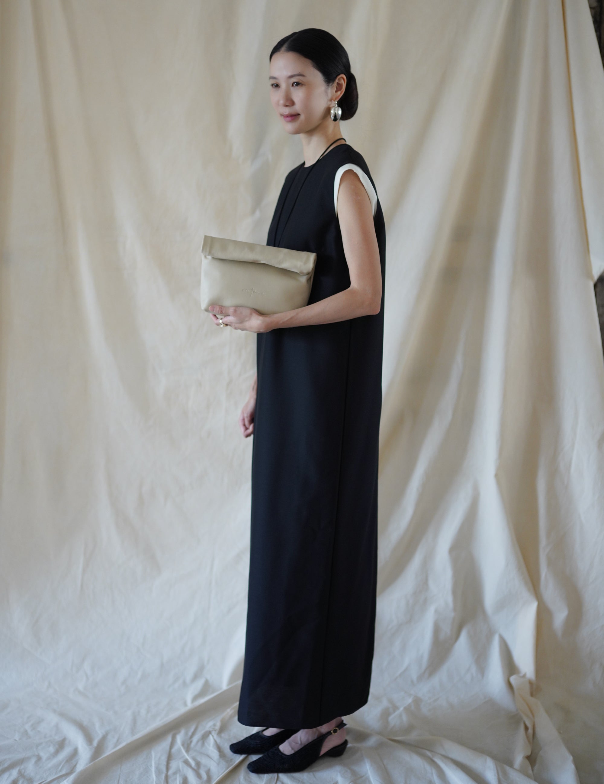 Delhi S Clutch・Ecru