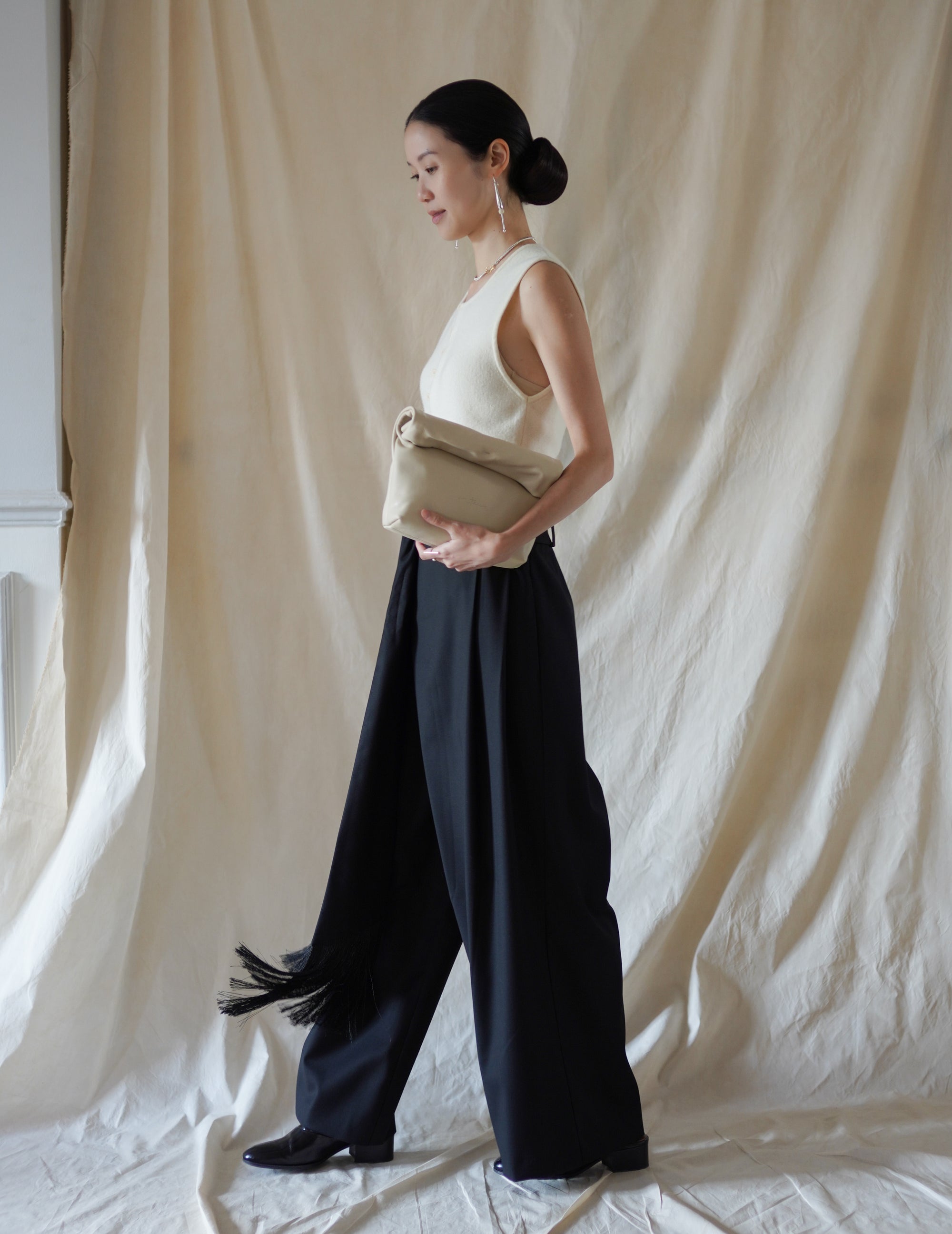 Delhi S Clutch・Ecru