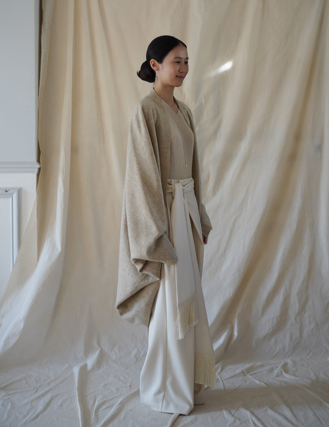FABIOLA COAT • Beige Melange