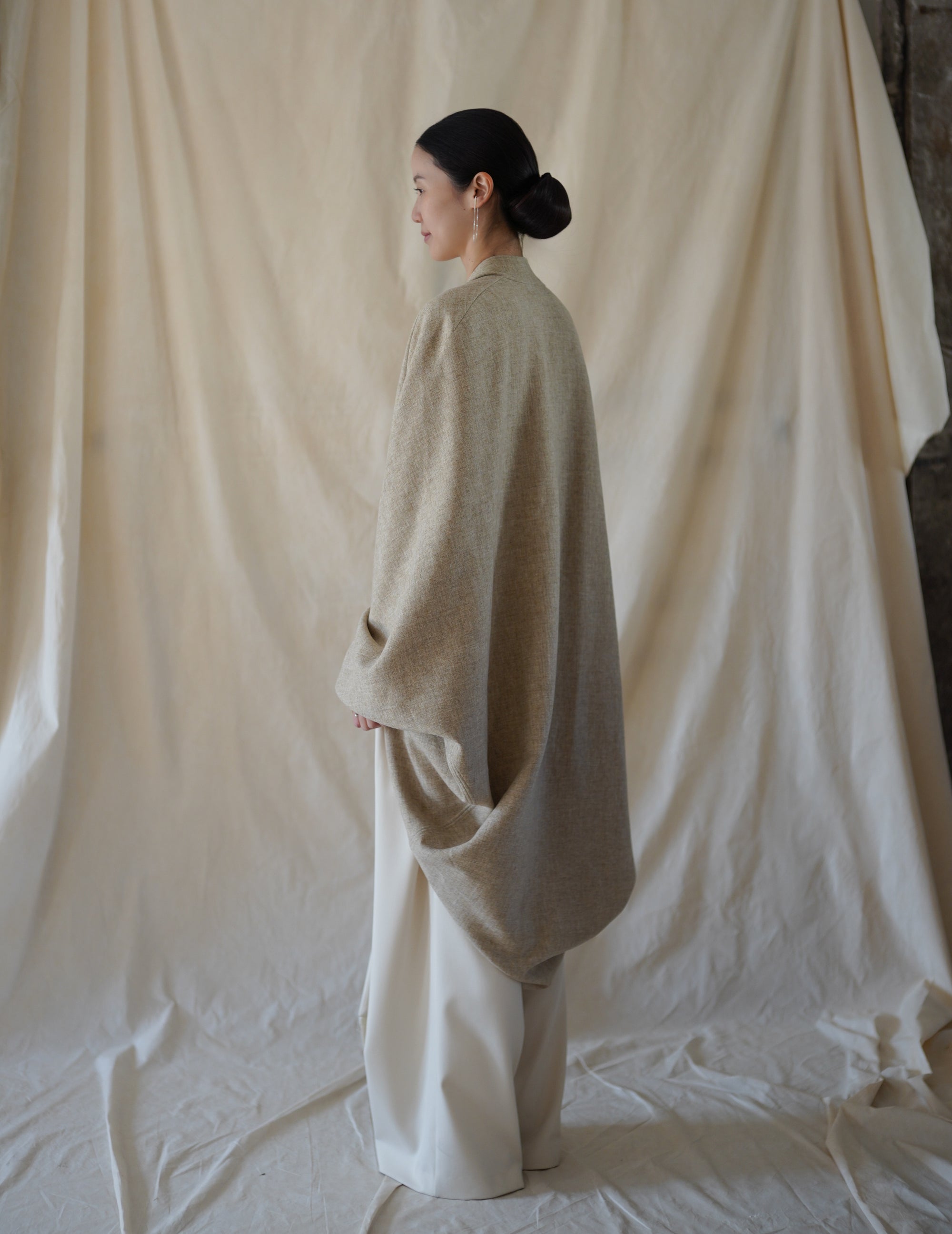 FABIOLA COAT • Beige Melange