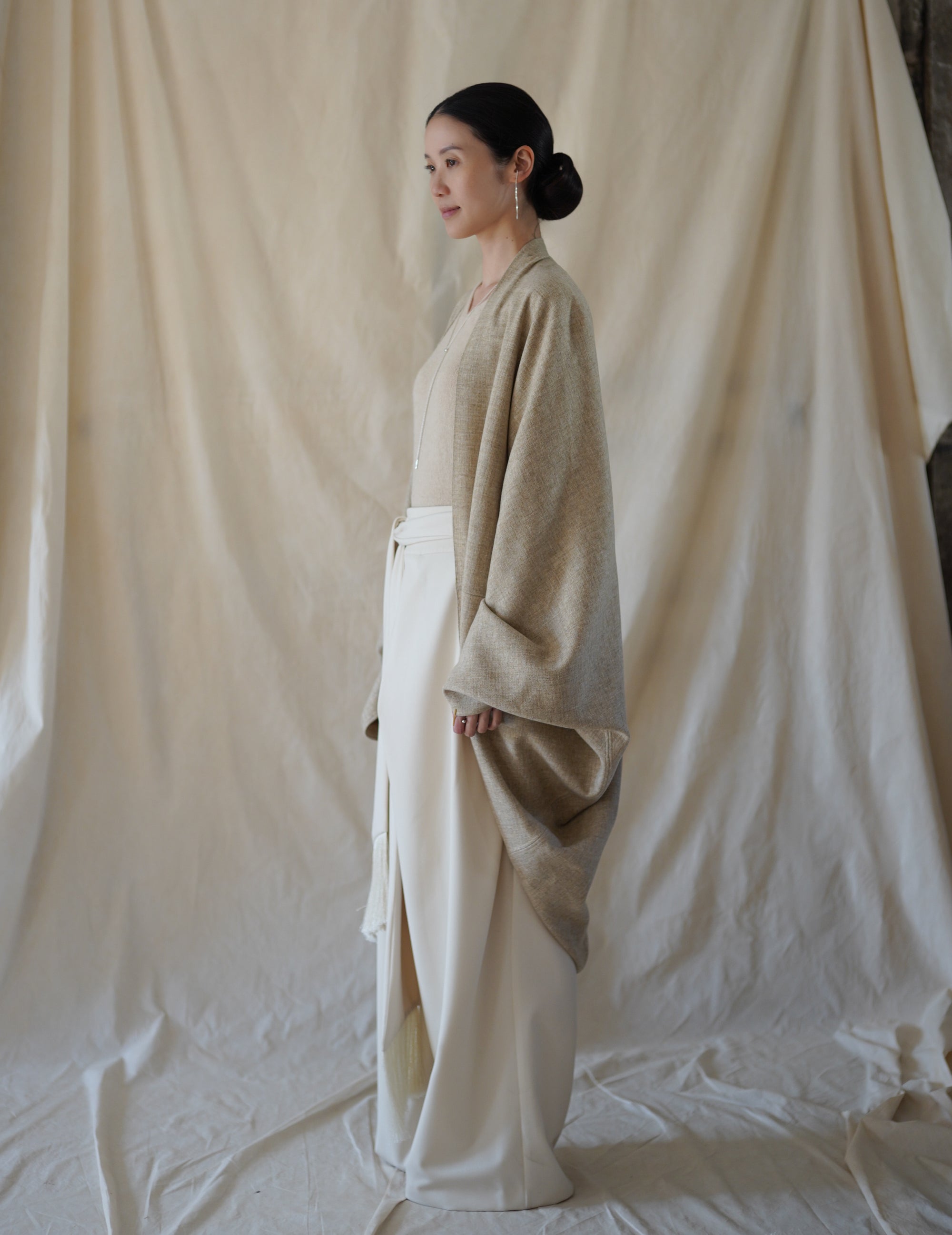 FABIOLA COAT • Beige Melange