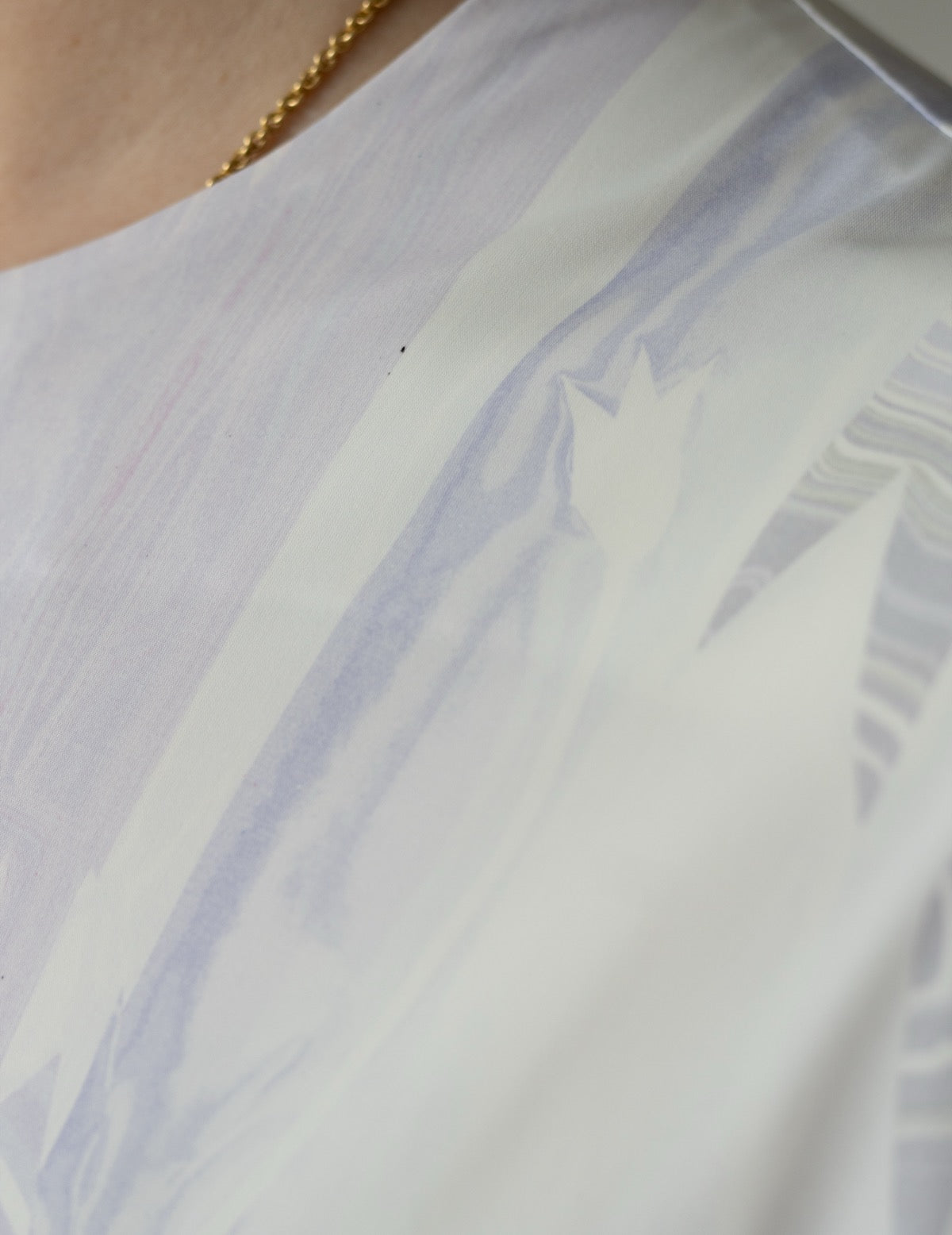 Marble Print Jersey Dress・Purple