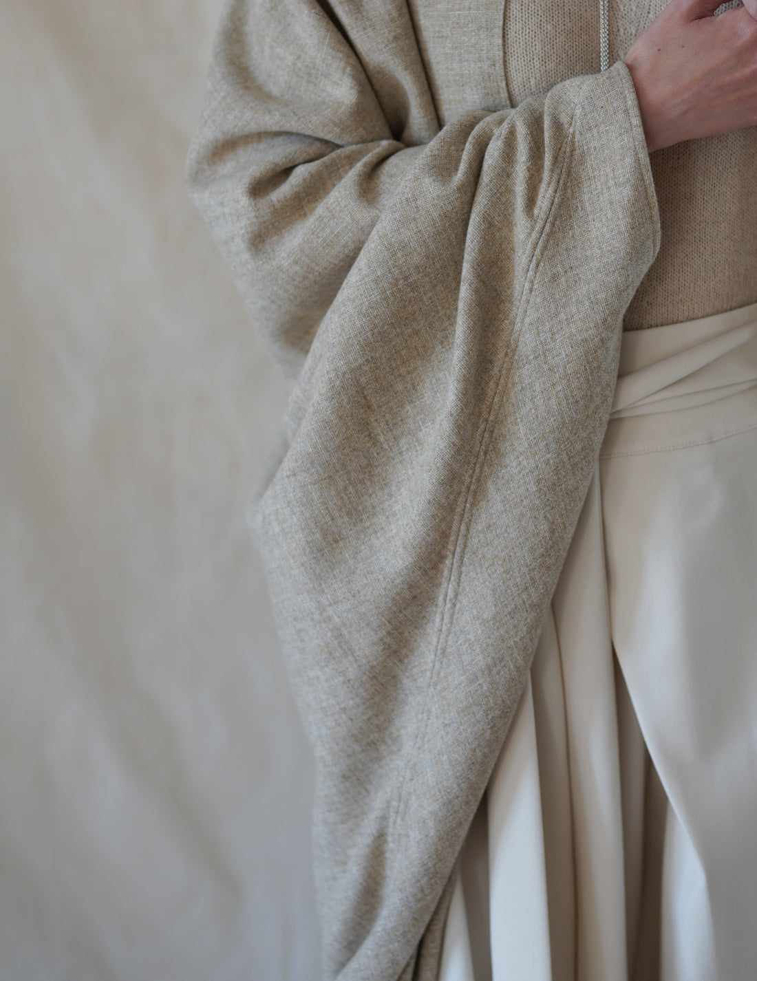 FABIOLA COAT • Beige Melange