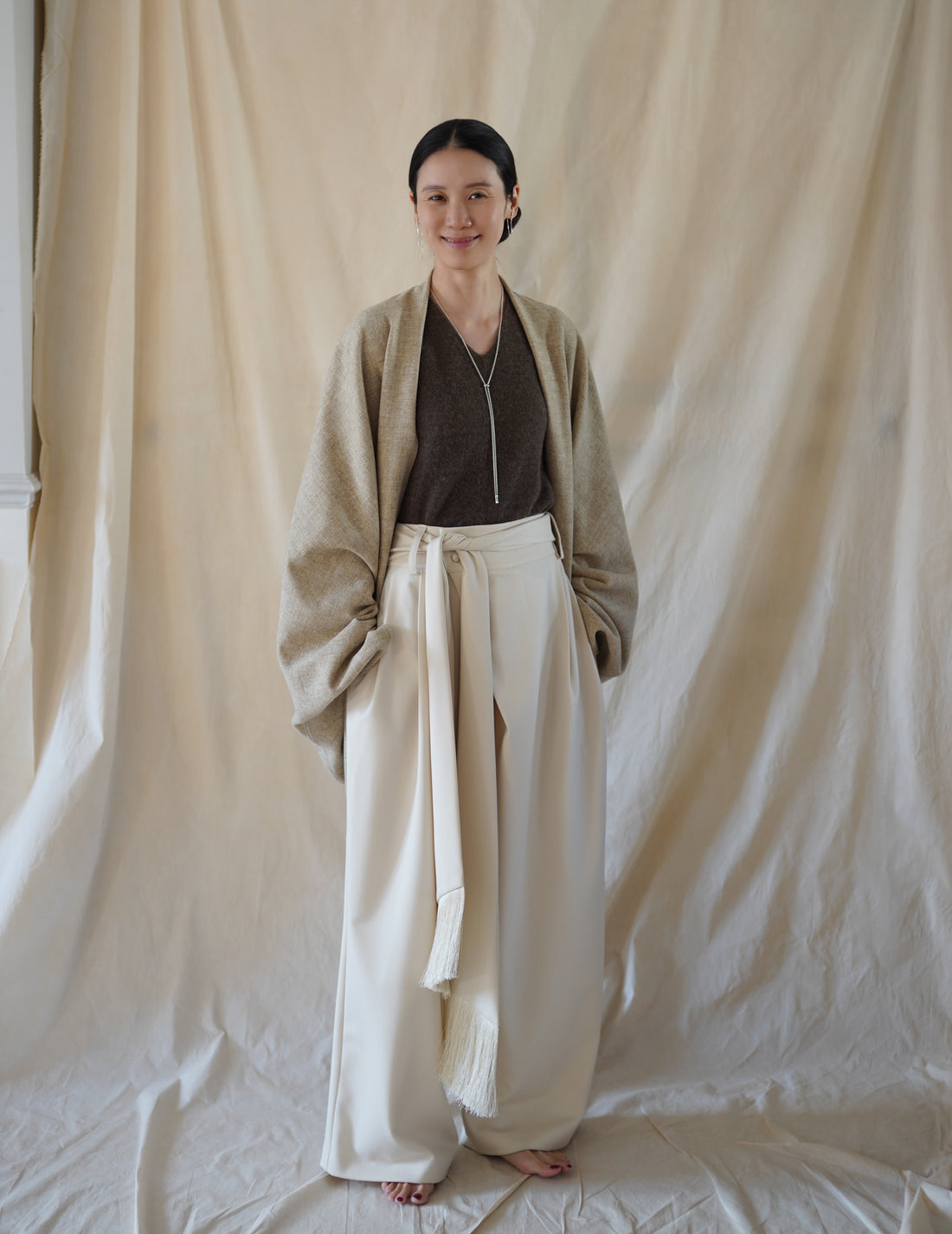 FABIOLA COAT • Beige Melange