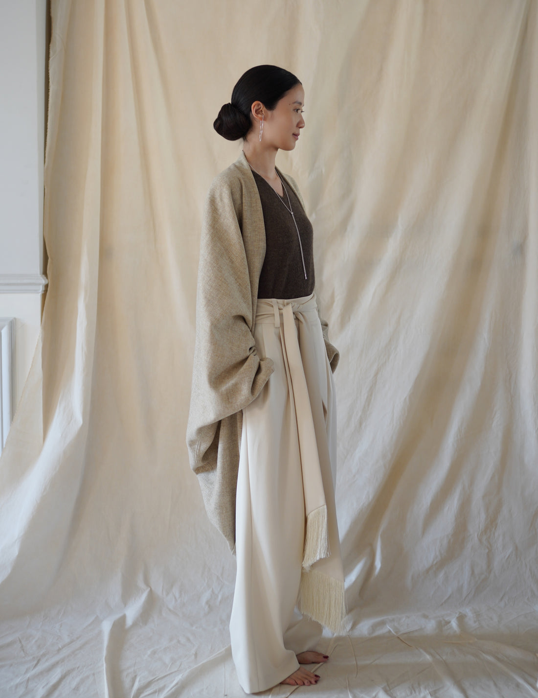 FABIOLA COAT • Beige Melange