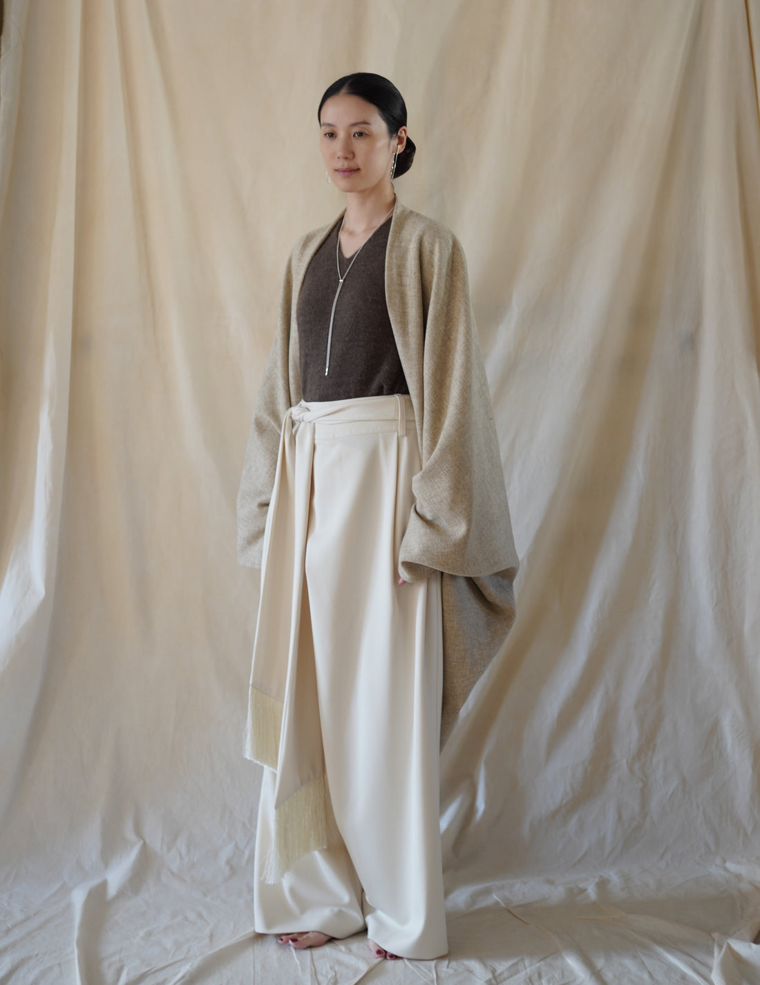 FABIOLA COAT • Beige Melange