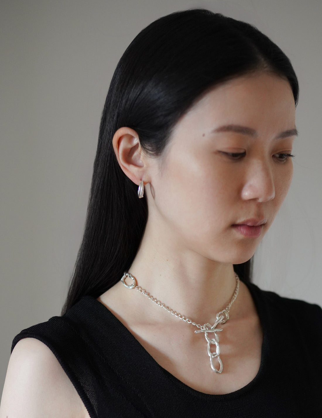 Vibe Harsløf｜DRIP Chain Necklace・Silver