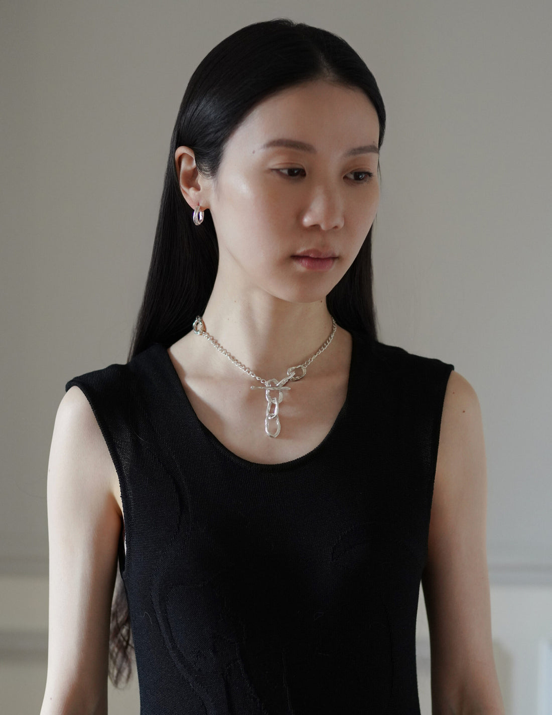 Vibe Harsløf｜DRIP Chain Necklace・Silver