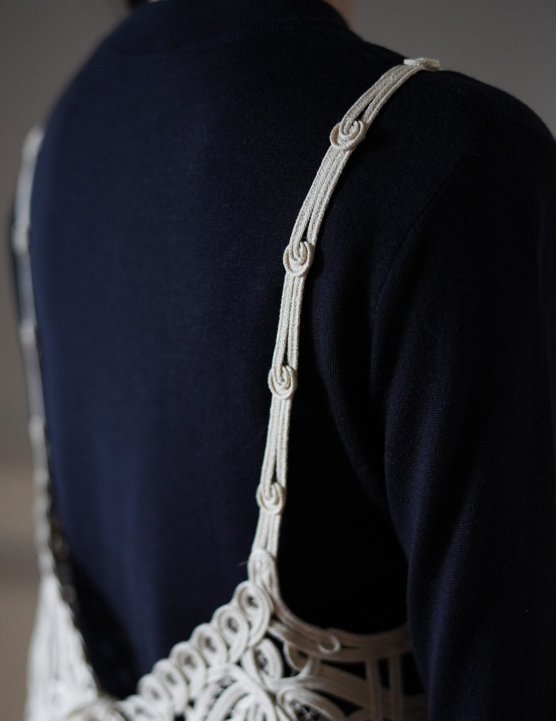 Mame Kurogouchi  | Cording Embroidery Vest・Ecru