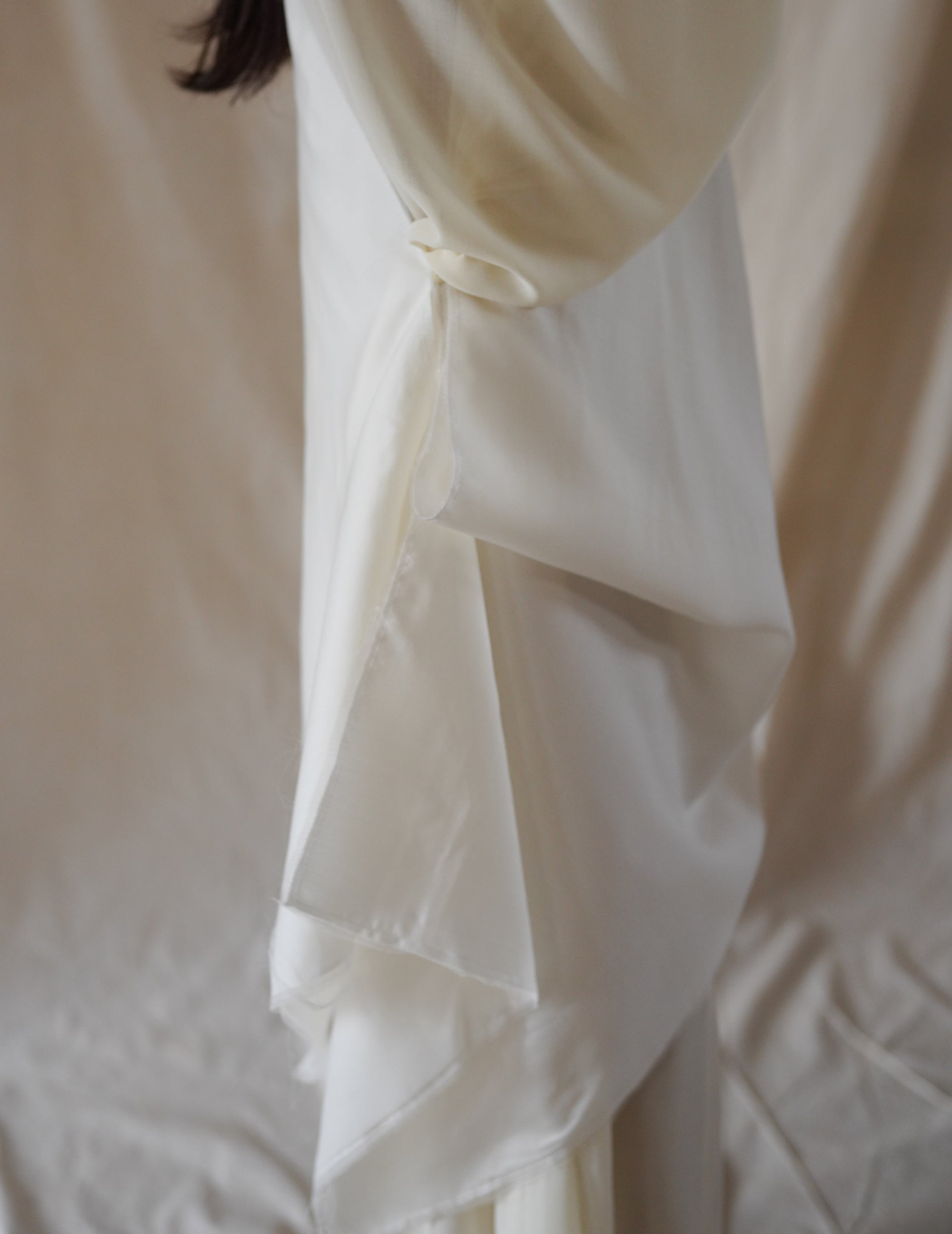 Macha Scarf Raw・Cream Off White