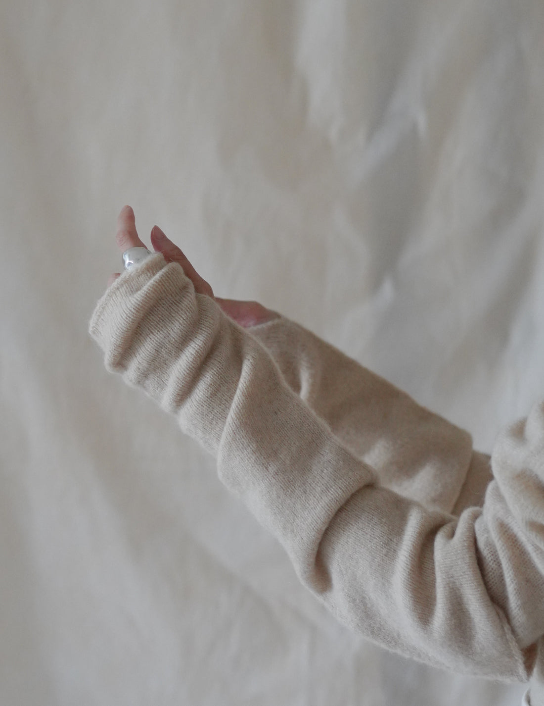 CORTANA | HANA MITTENS - IVORY