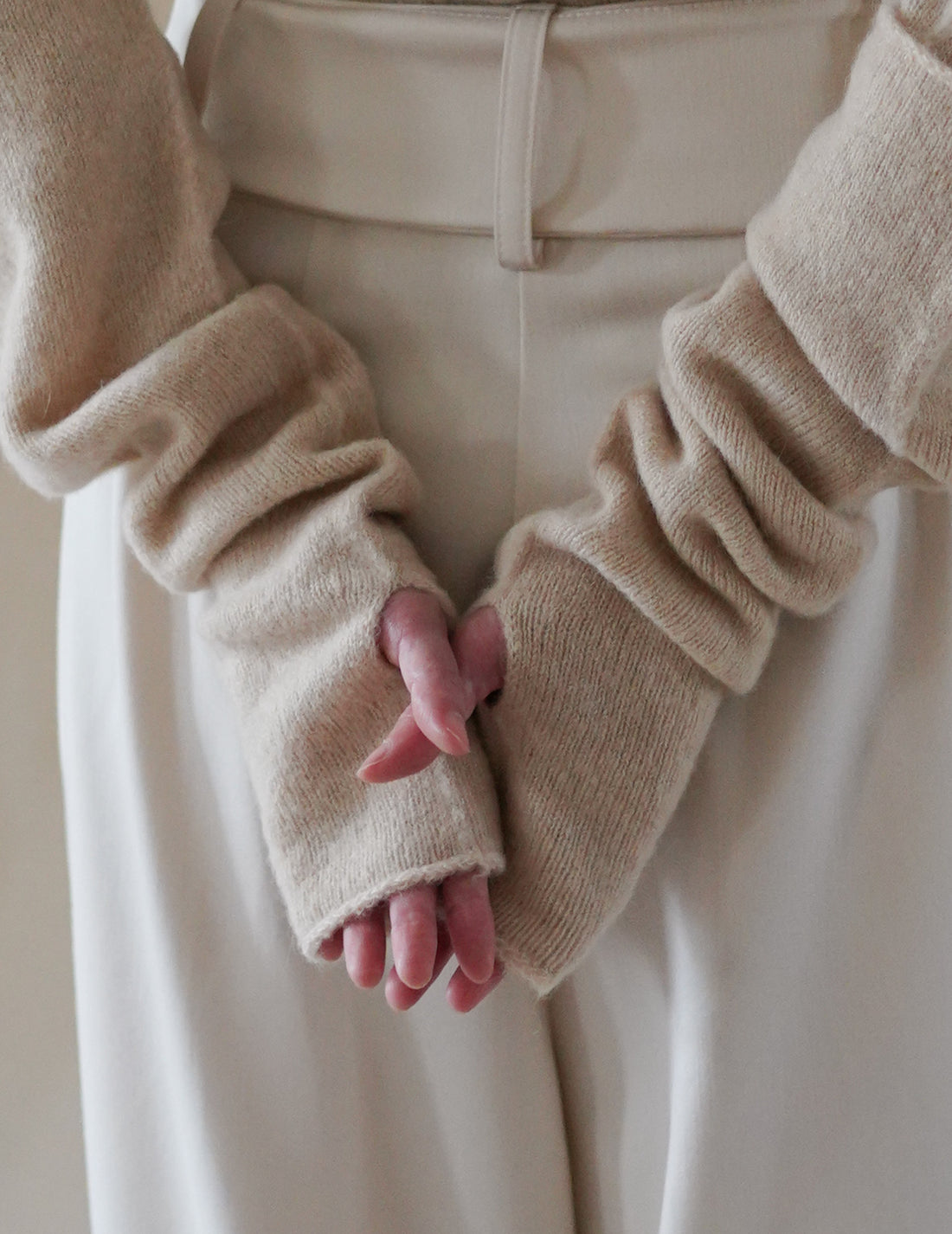 CORTANA | HANA MITTENS - IVORY