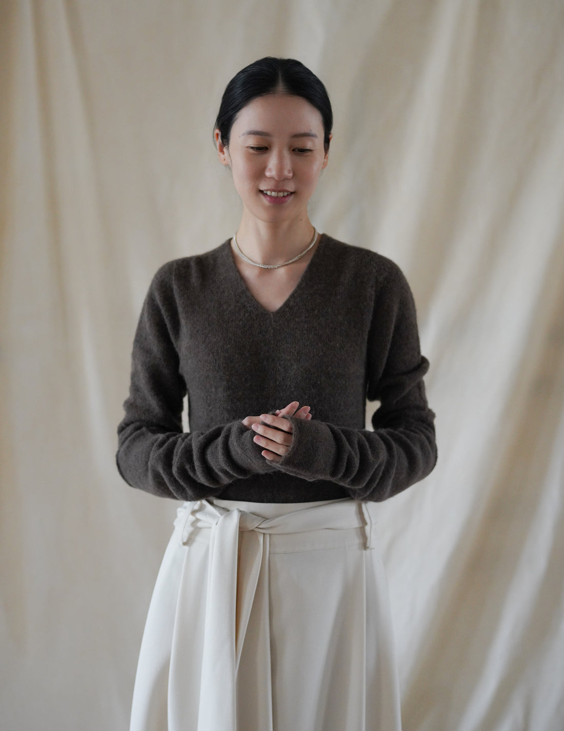 CORTANA | HANA MITTENS - DARK TAUPE