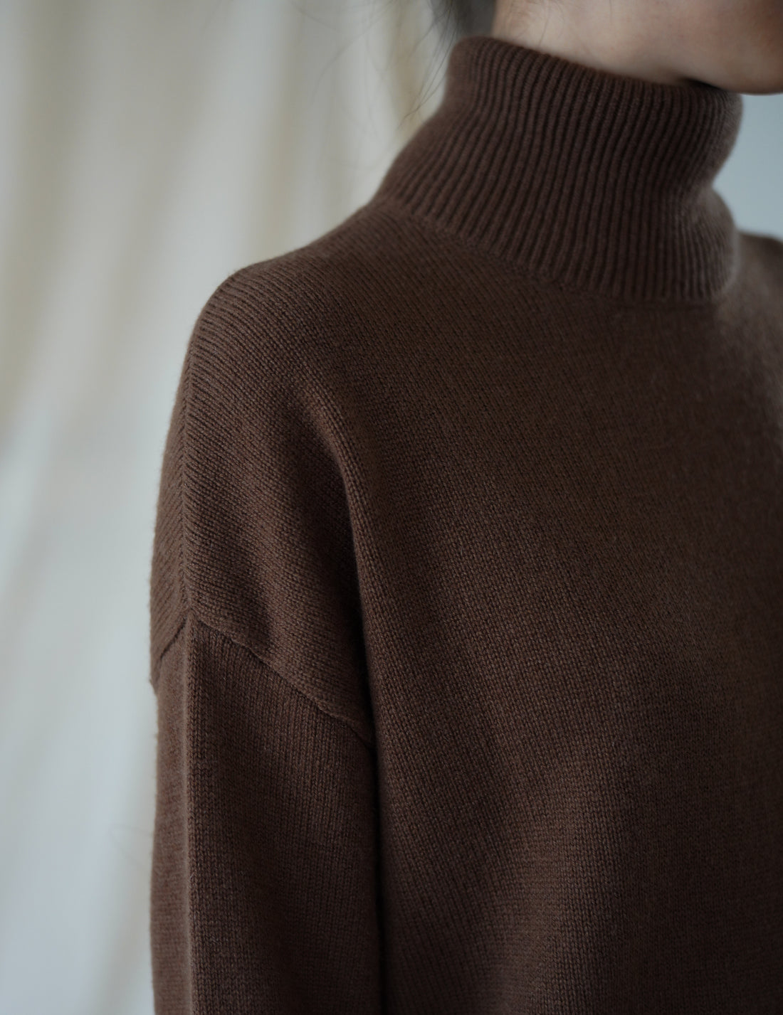 ALICIA SWEATER - Khaki Brown