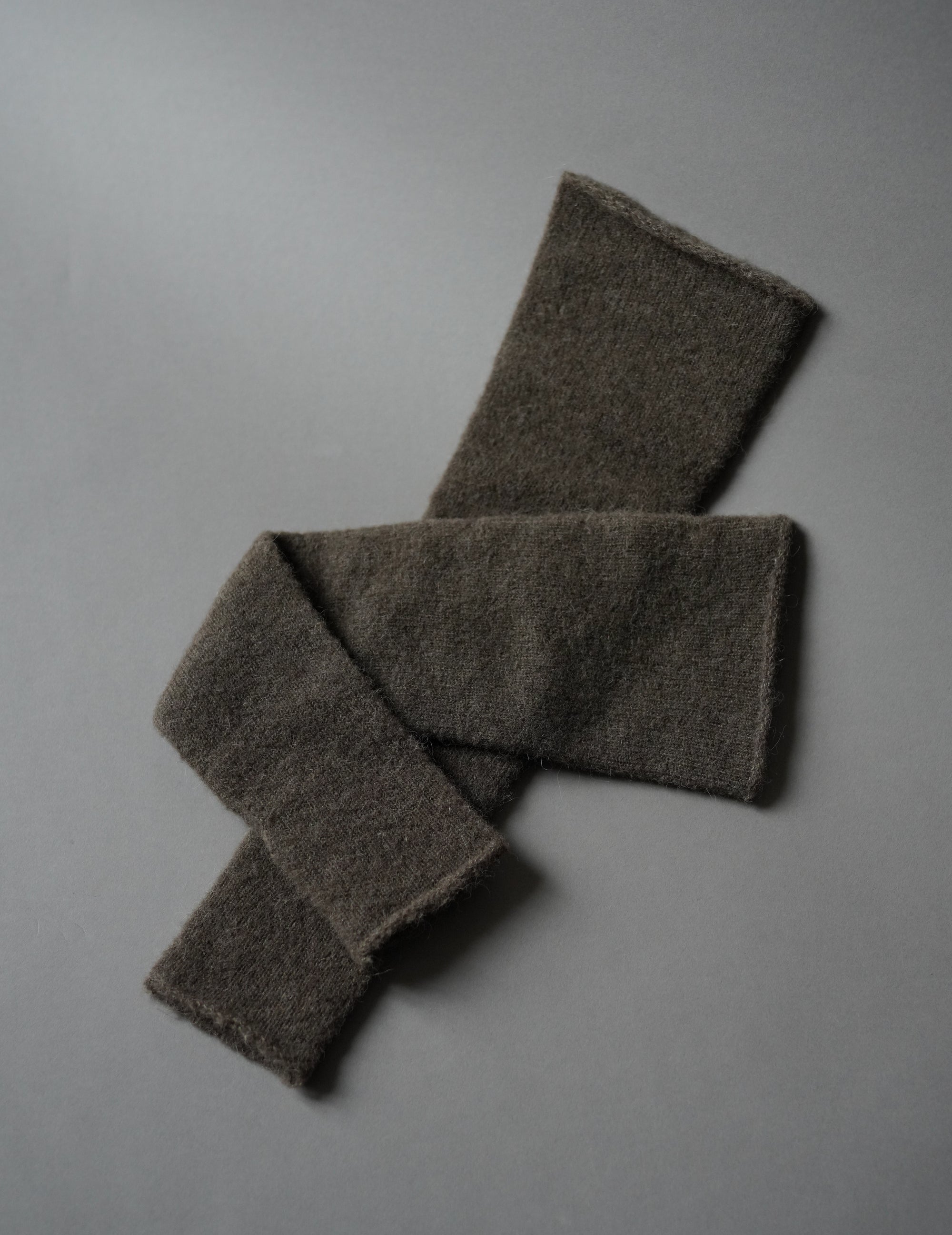 HANA MITTENS - DARK TAUPE