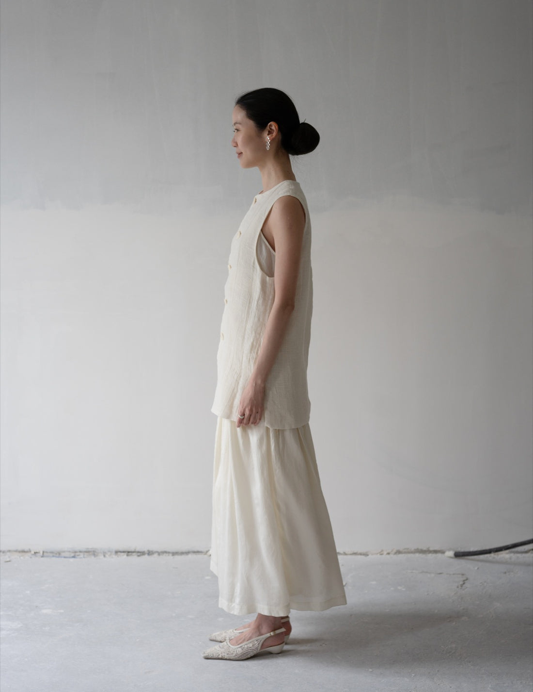 Flight Gilet・White