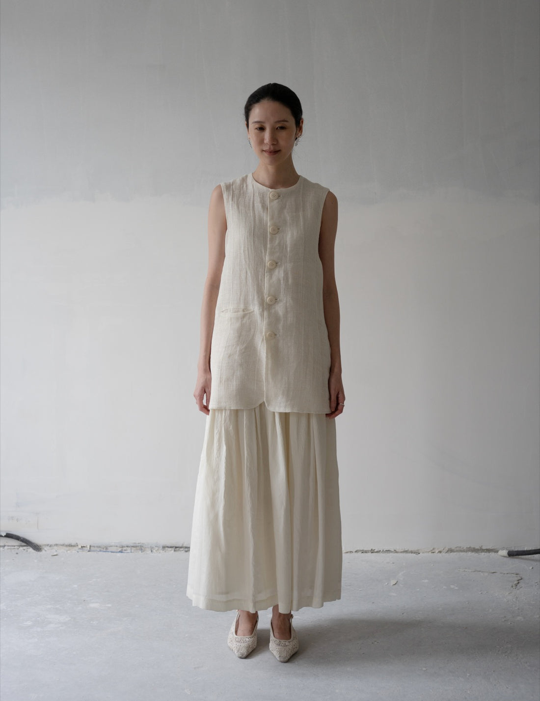 Flight Gilet・White