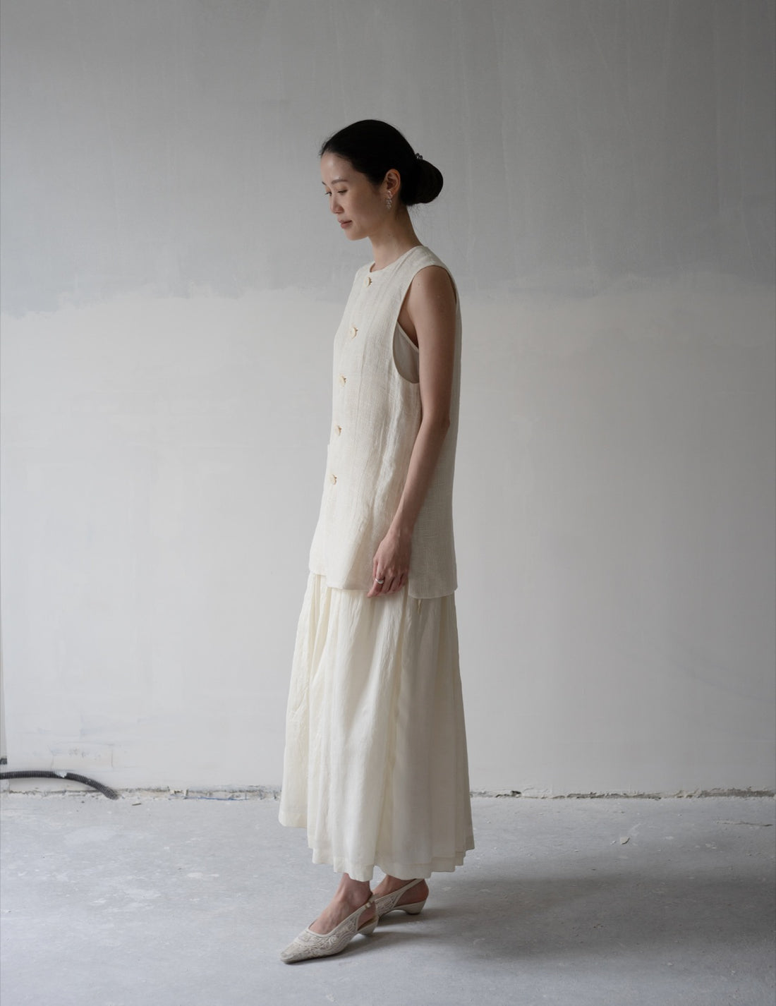 Flight Gilet・White