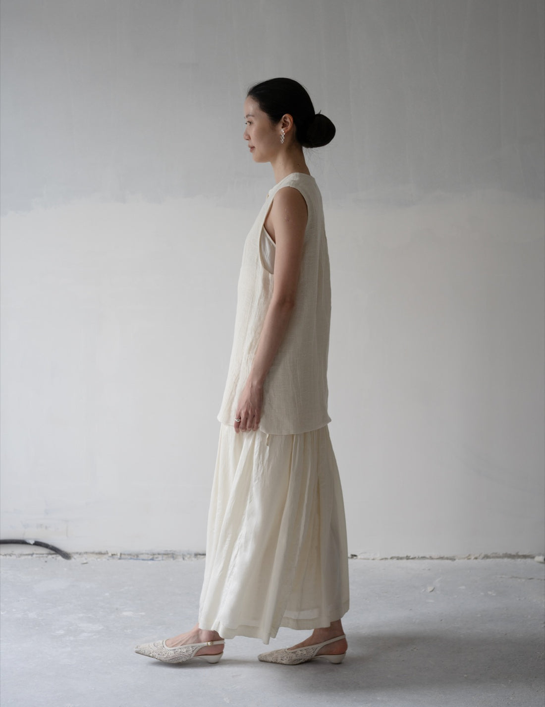 Flight Gilet・White