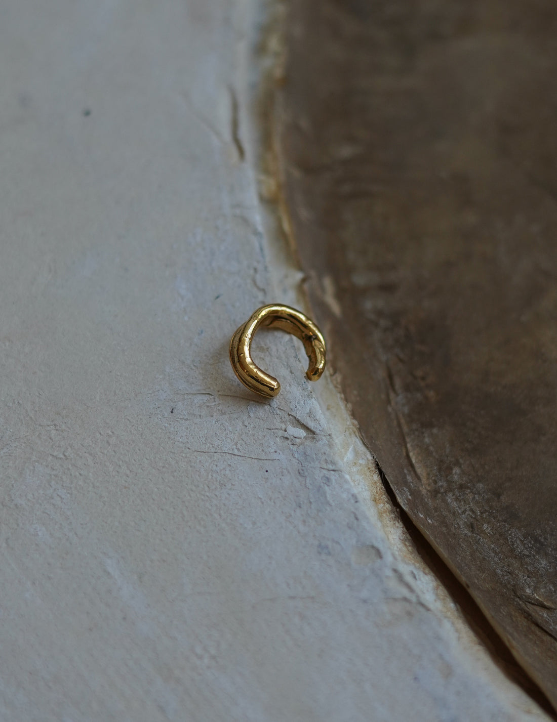 DRIP CHUNKY EAR CUFF・Gold