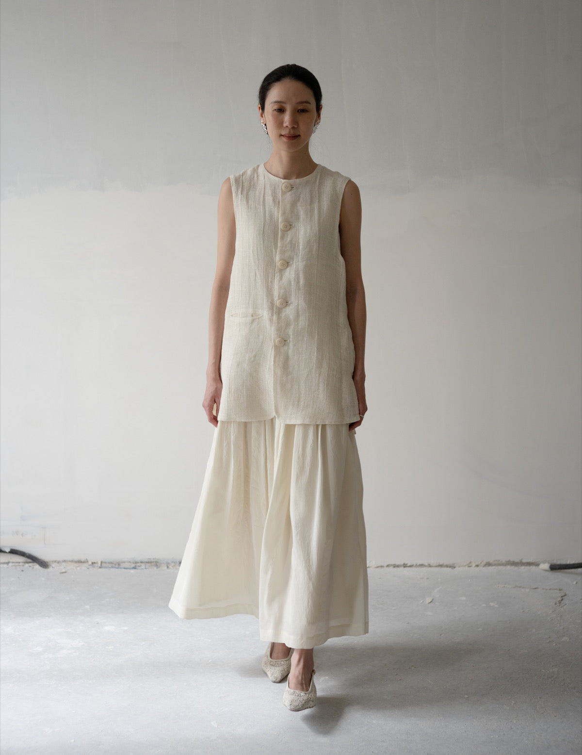 Flight Gilet・White