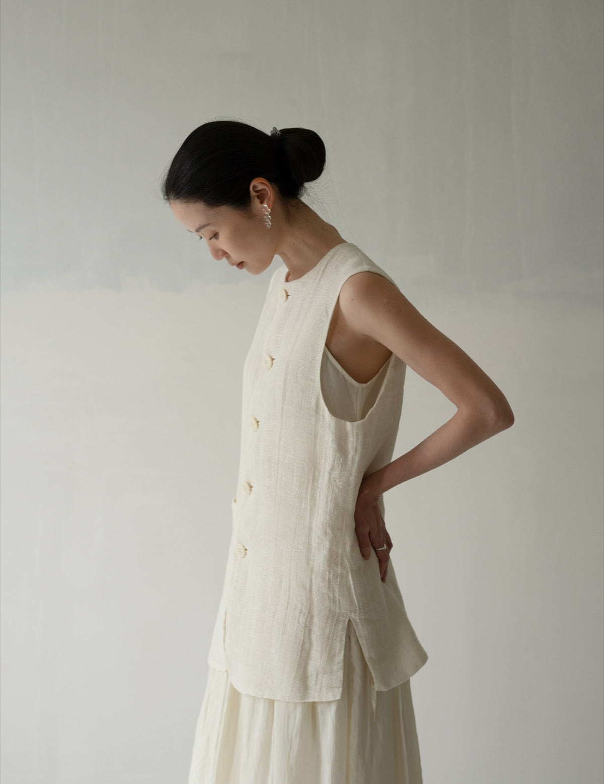 Flight Gilet・White