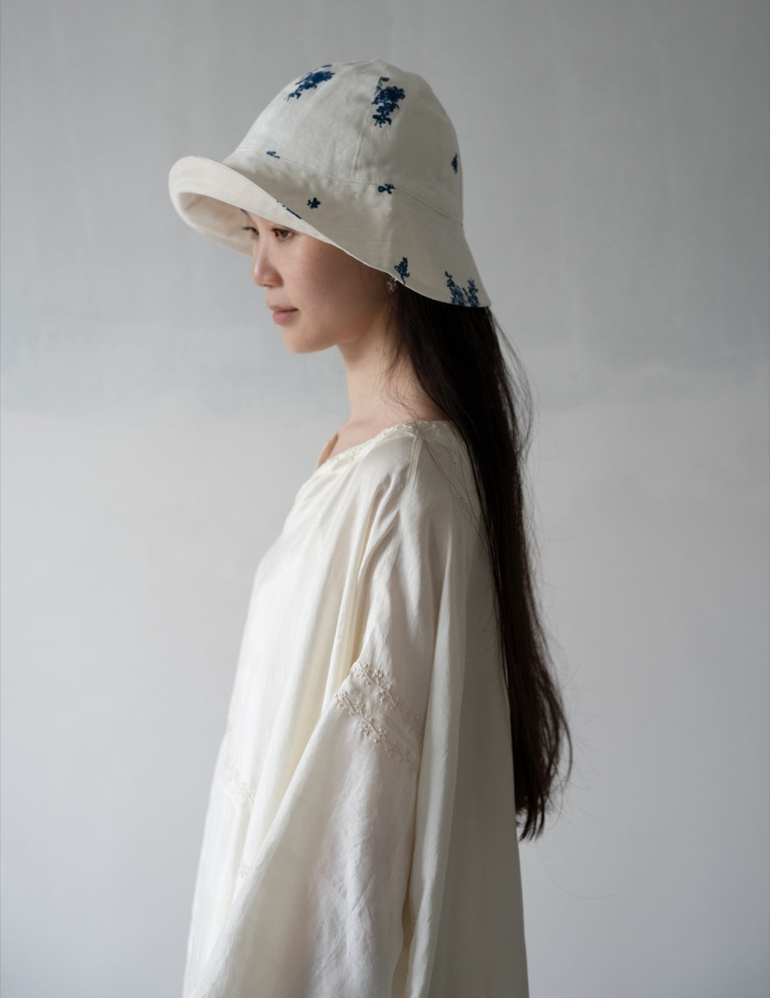 Reversible Bucket Hat・Indigo Print