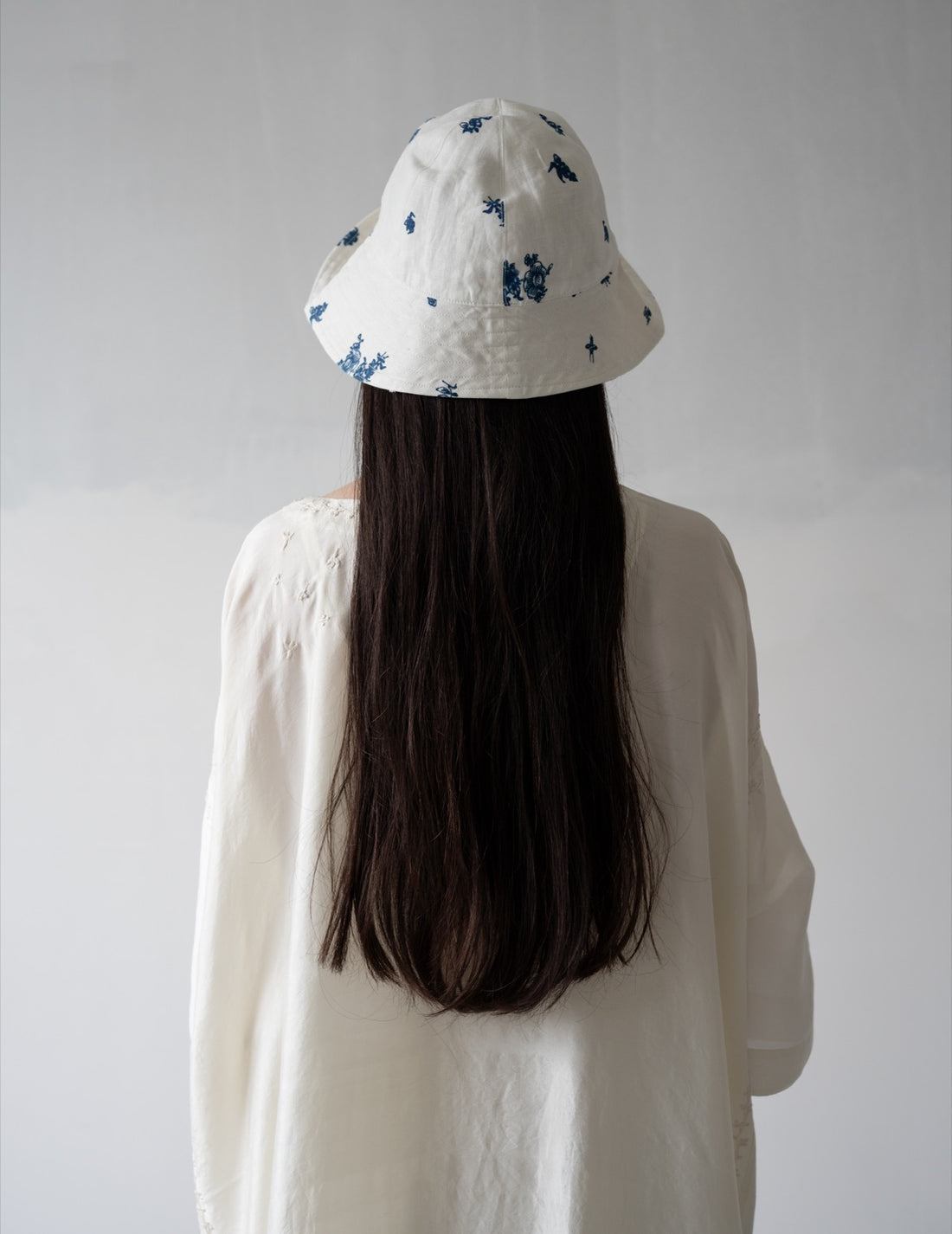 Reversible Bucket Hat・Indigo Print