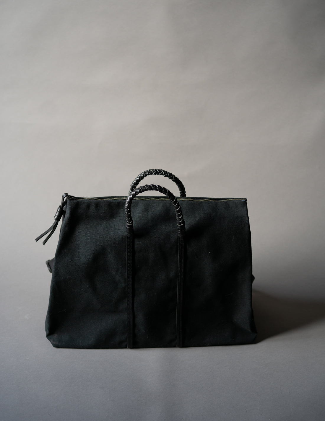 Woven Duffel Bag．Black-#45