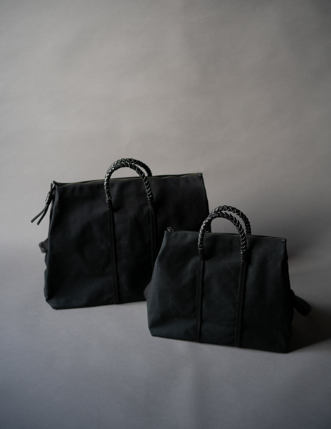 Woven Duffel Bag．Black-#45