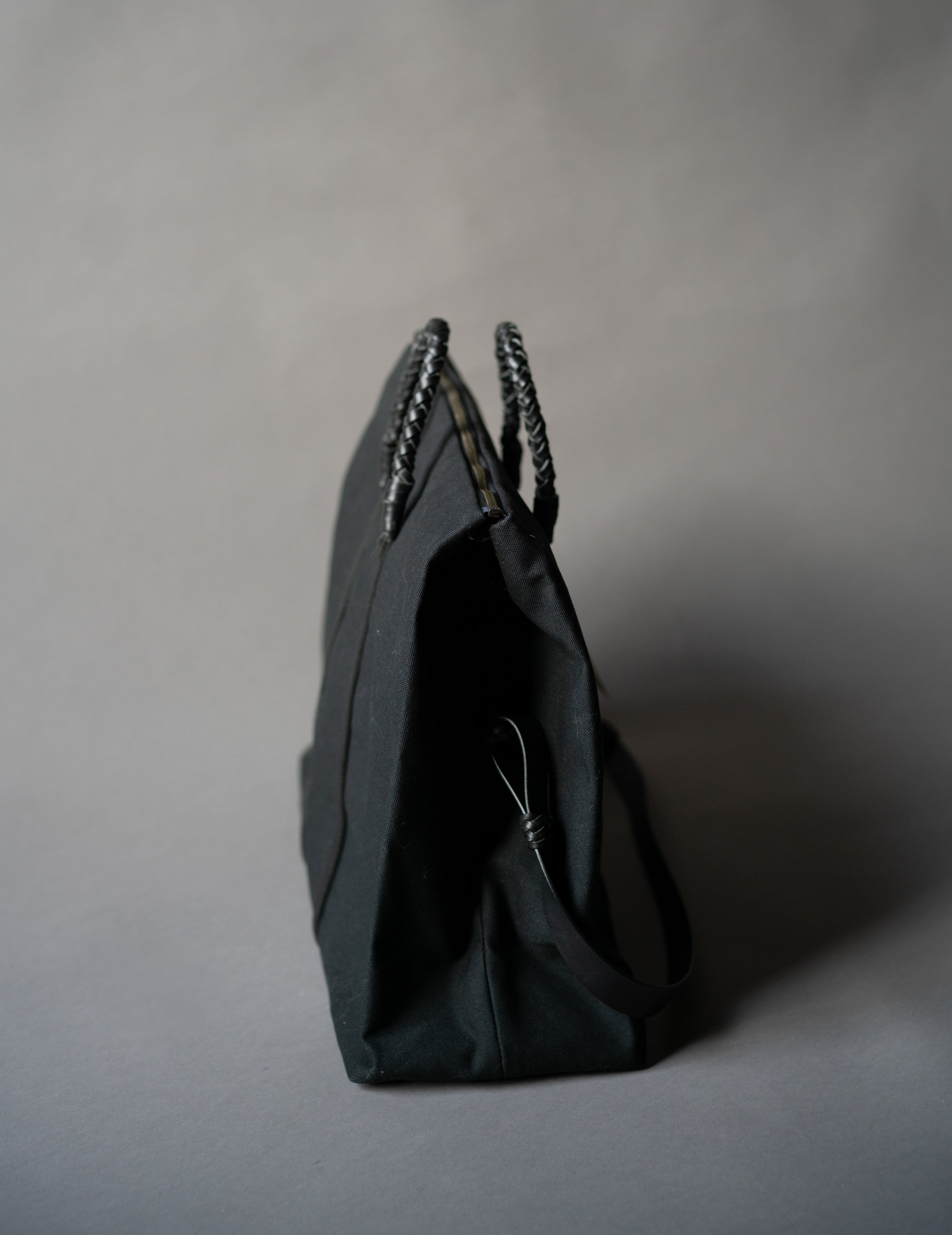 Woven Duffel Bag．Black-#45