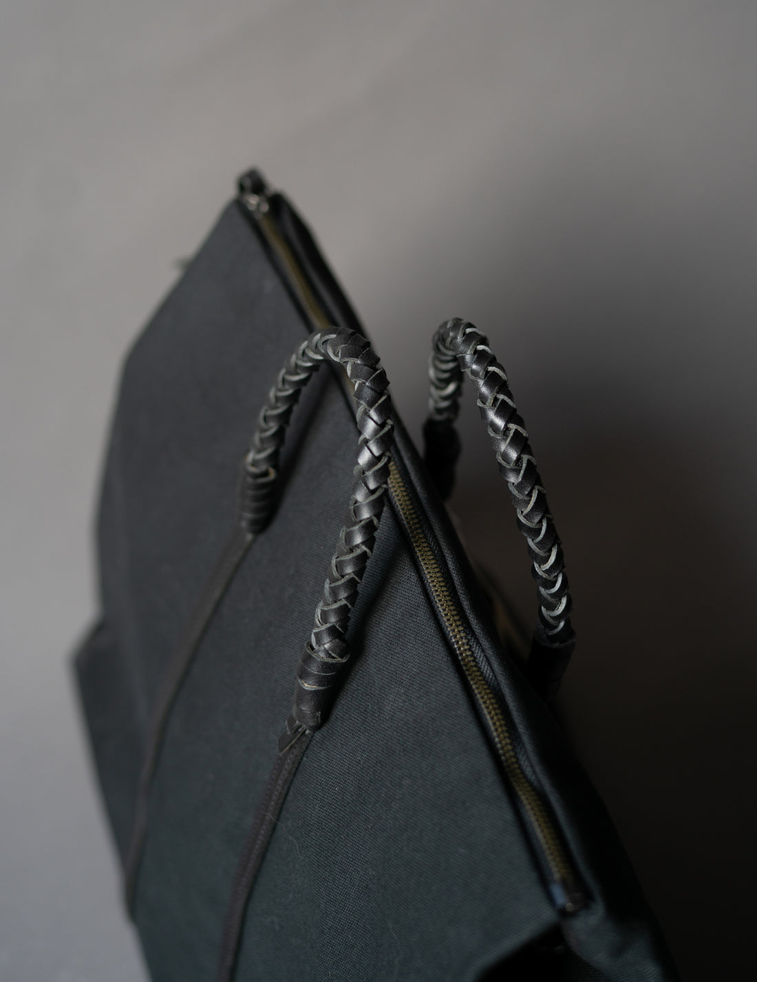 Woven Duffel Bag．Black-#45