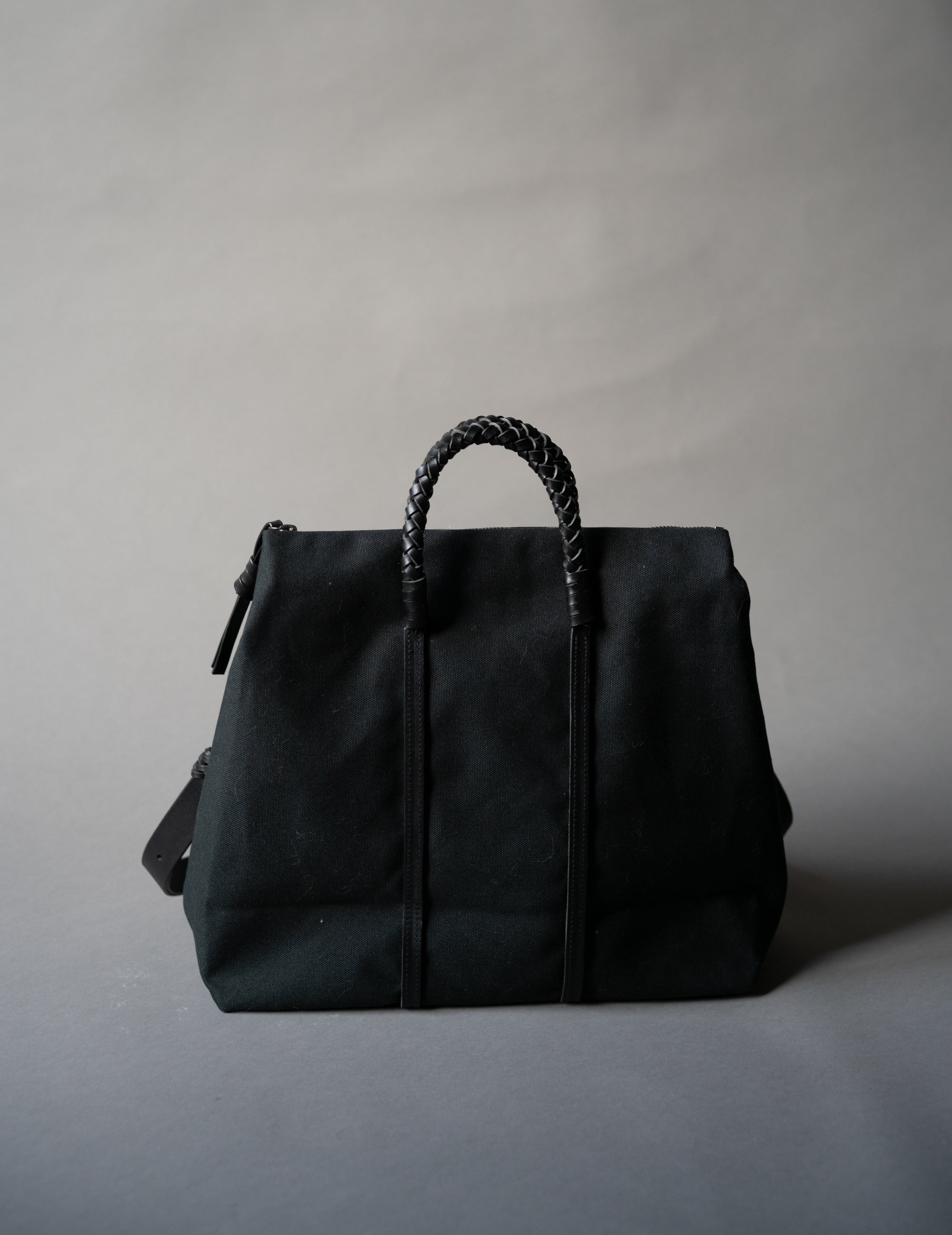 Woven Duffel Bag．Black-#35