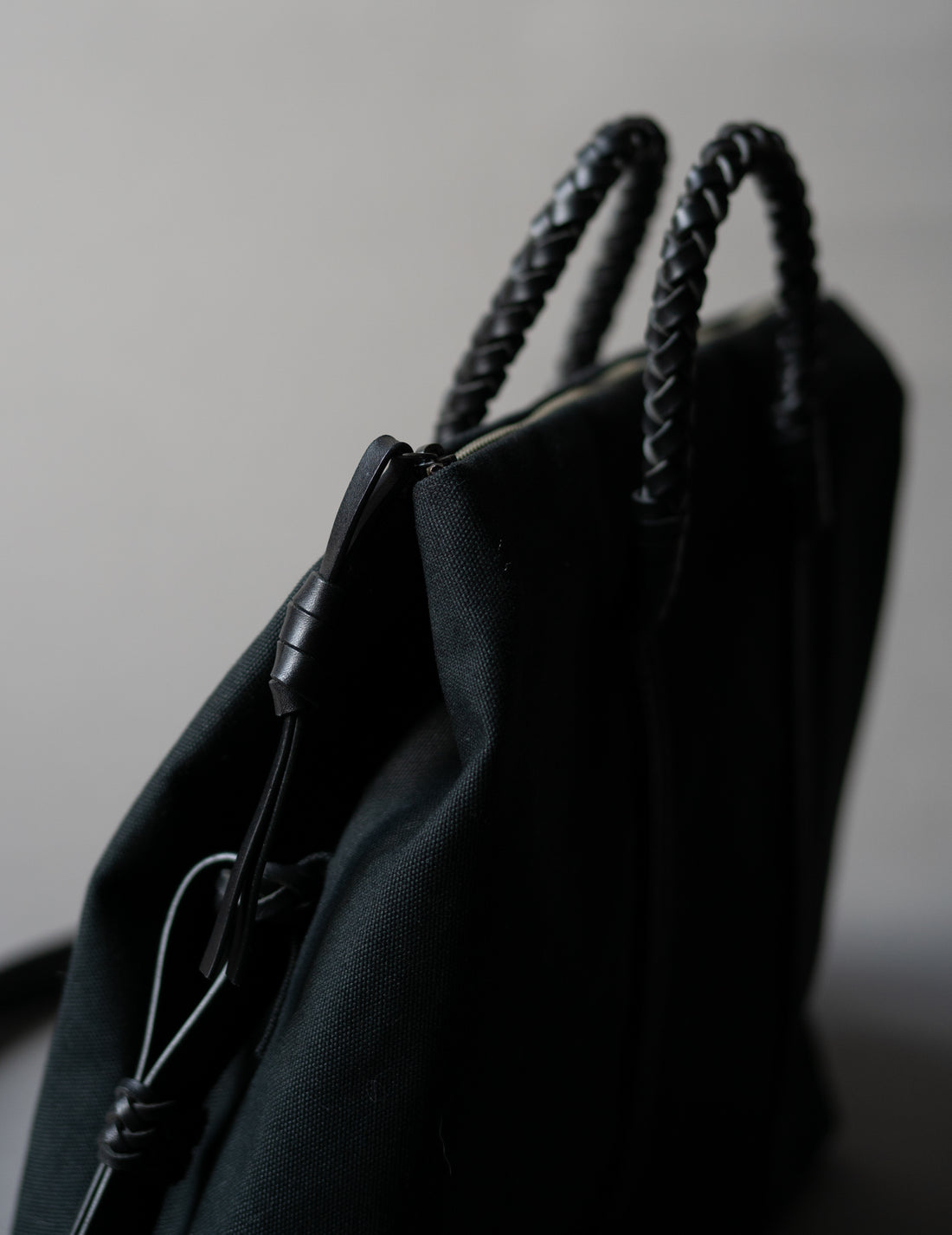 KAMARO’AN | Woven Duffle Bag-Black-#35