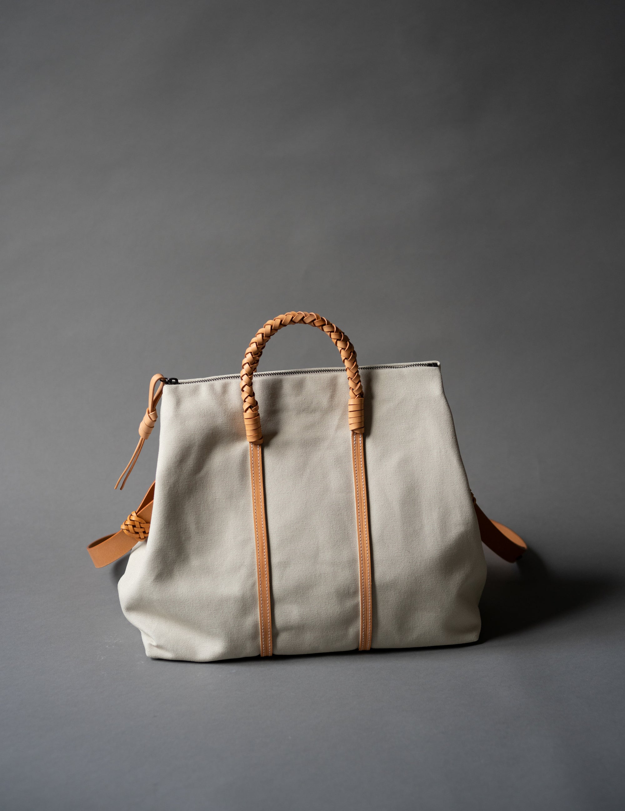 Woven Duffel Bag．Ivory-#35
