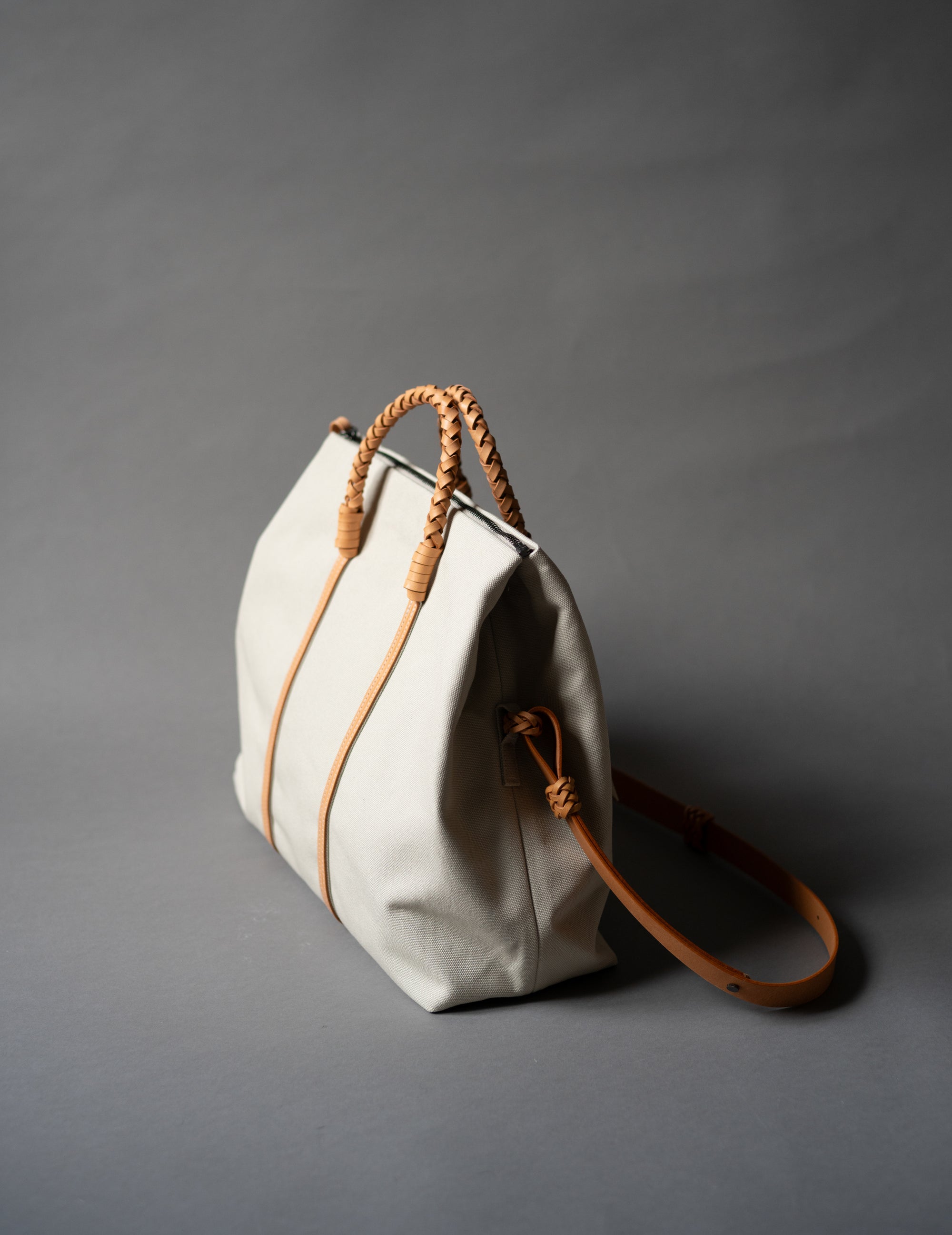 Woven Duffel Bag．Ivory-#35