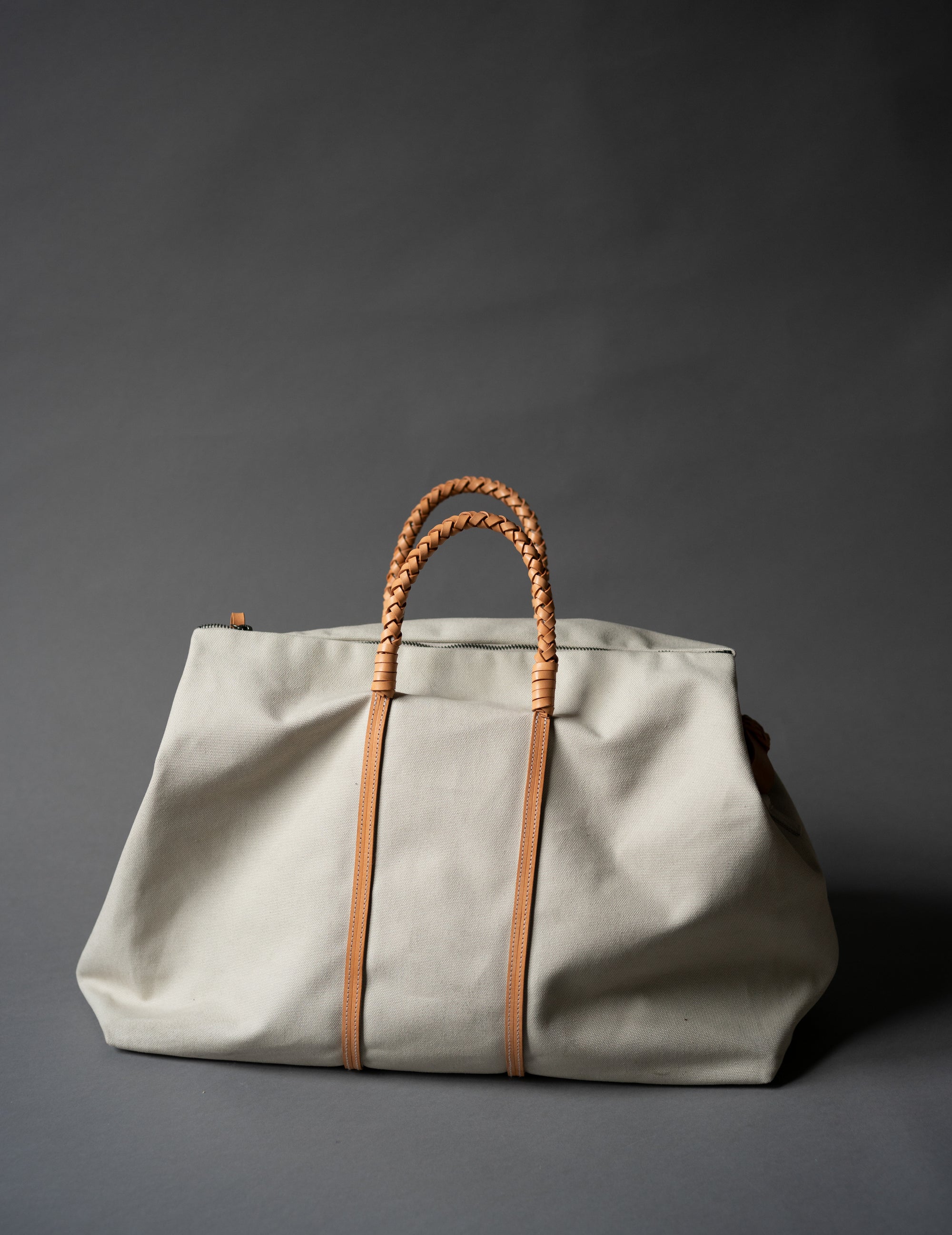 Woven Duffel Bag．Ivory-#45