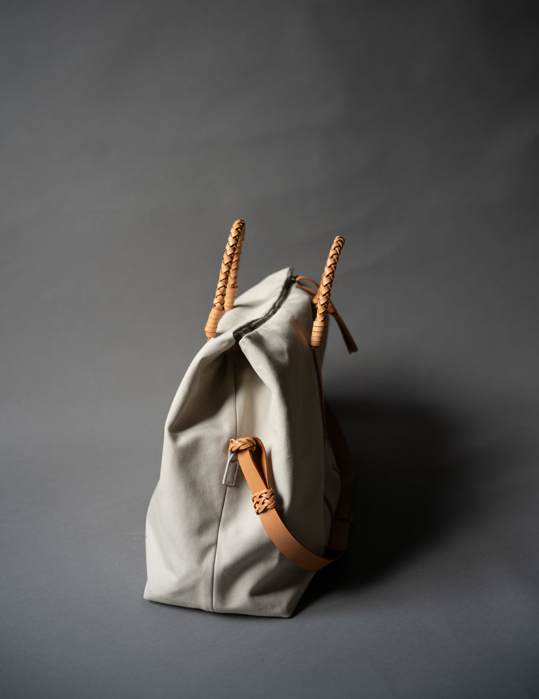 Woven Duffel Bag．Ivory-#45