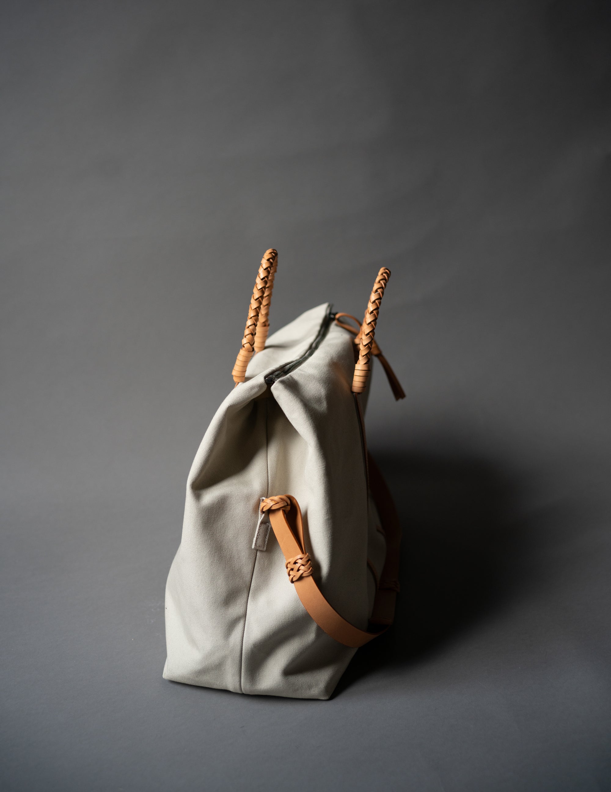 Woven Duffel Bag．Ivory-#45