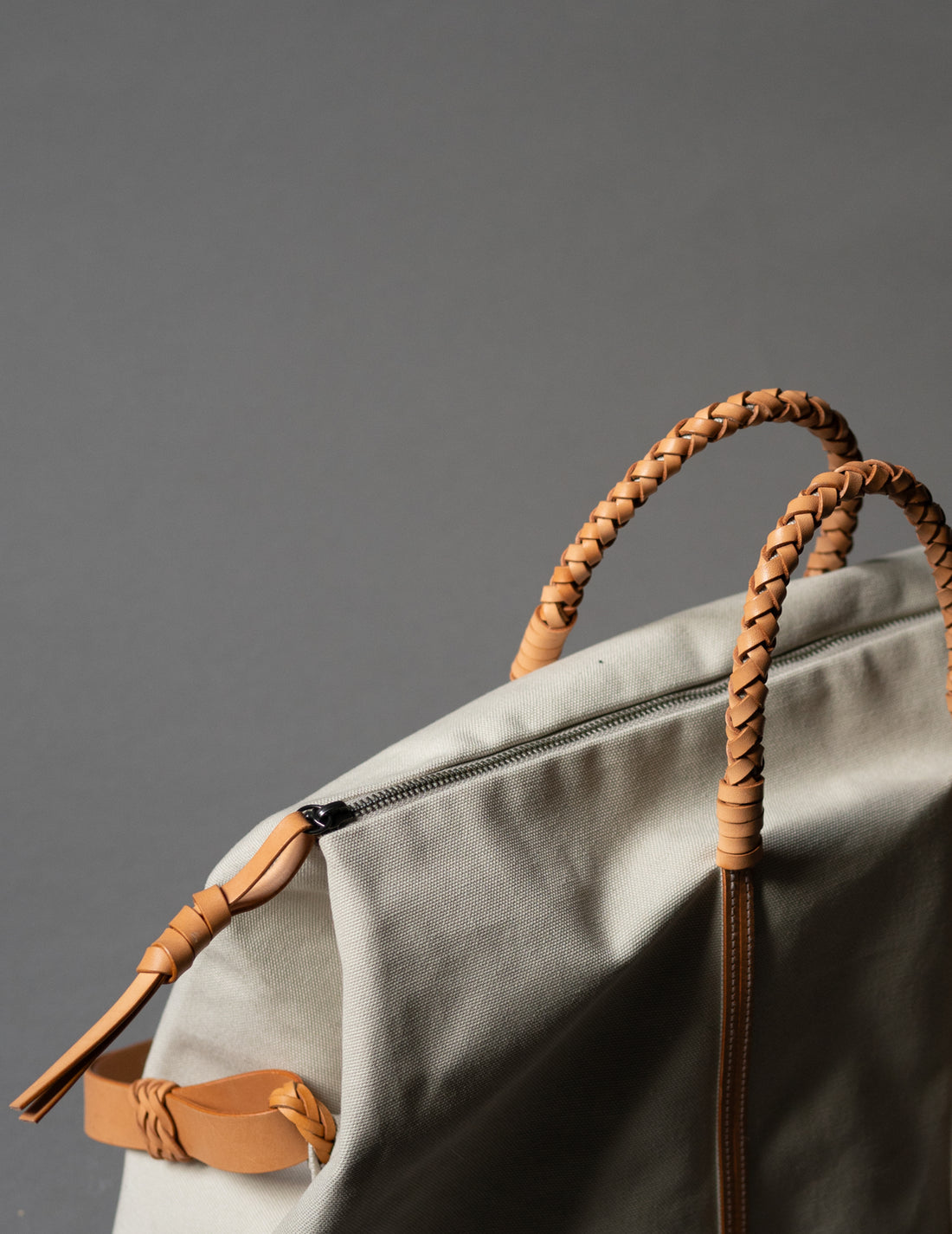 Woven Duffel Bag．Ivory-#45