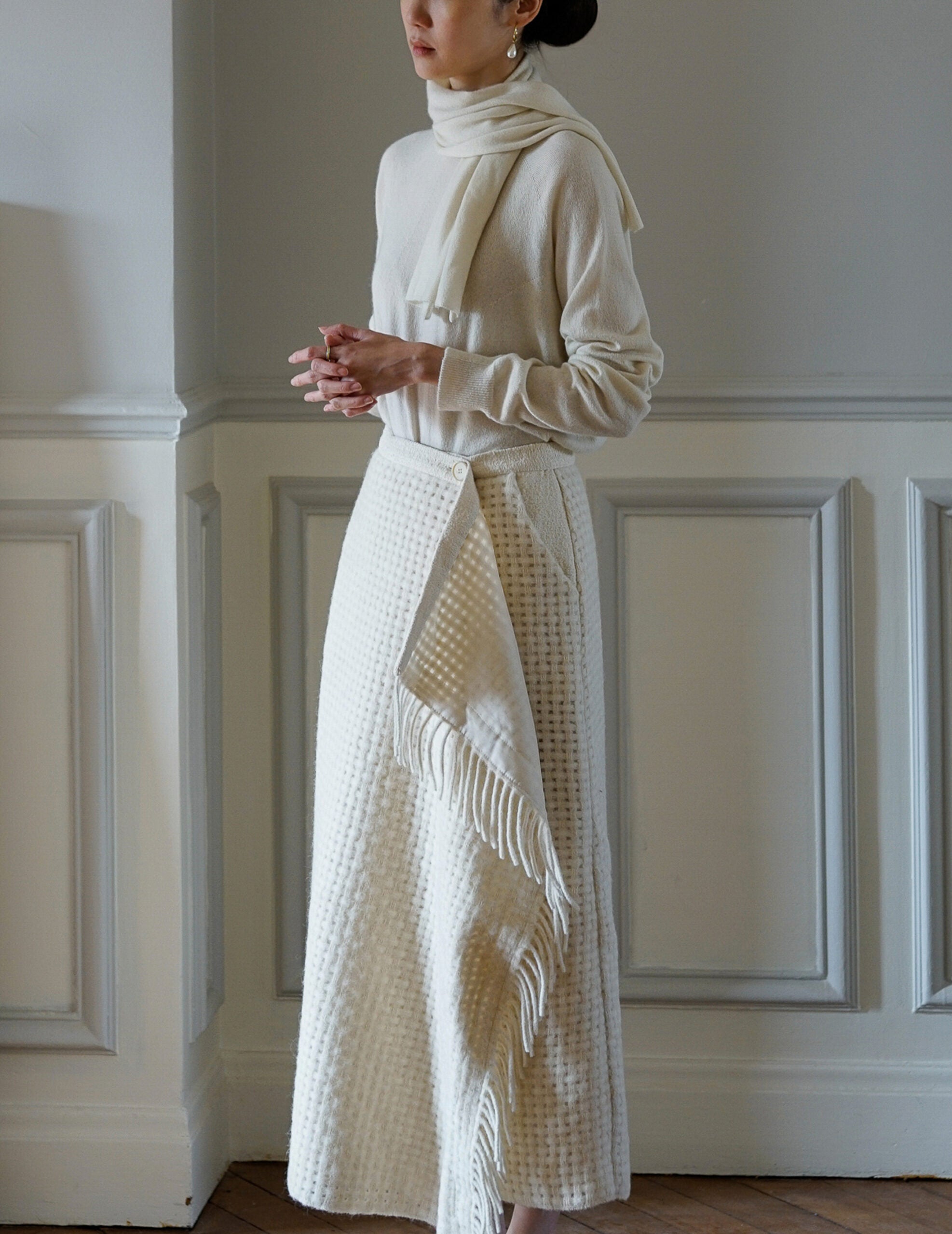 Mark Kenly Domino Tan | Nyra Skirt - Snow -#34