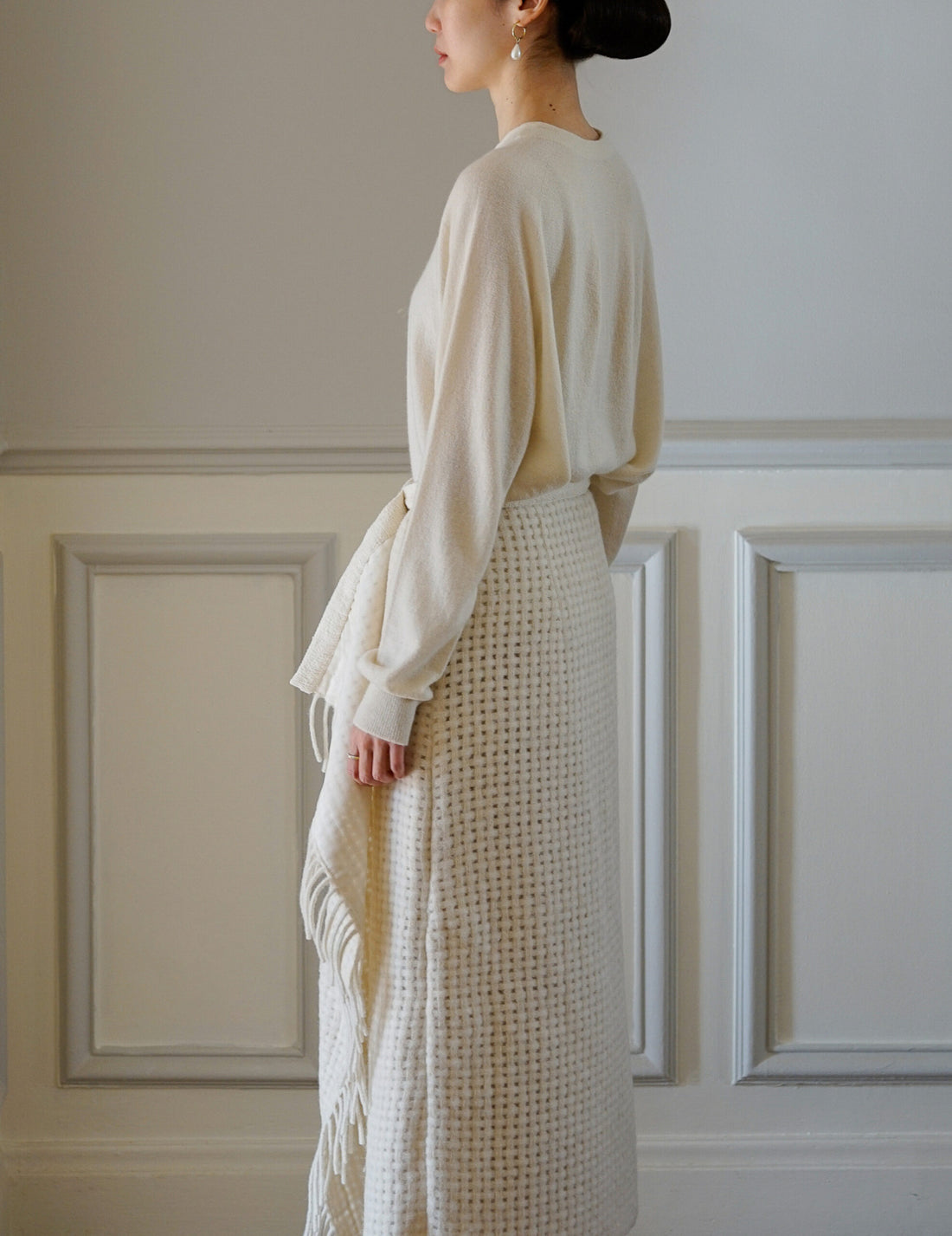 Mark Kenly Domino Tan | Nyra Skirt - Snow -#34