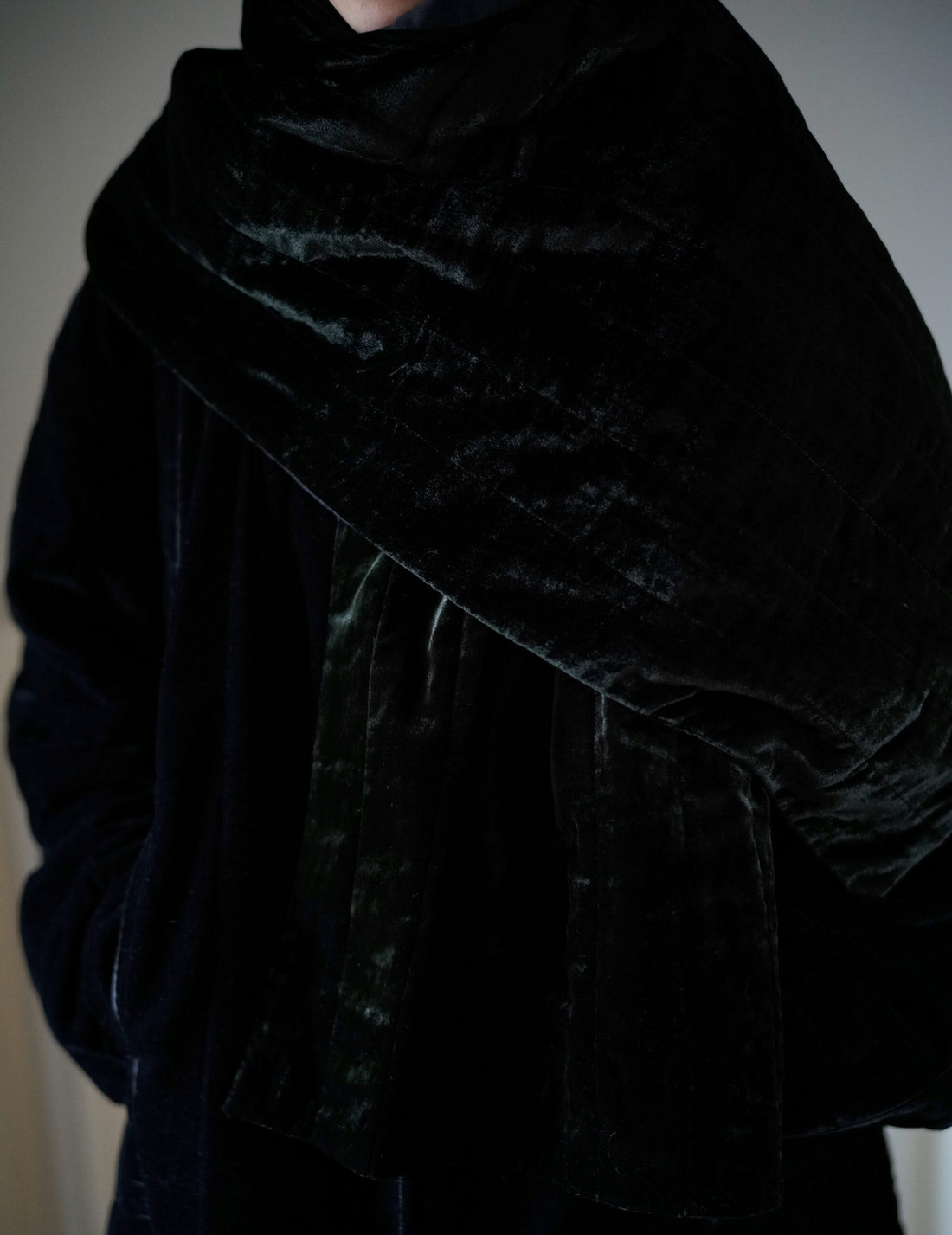 Khadi and Co. | Silk Velvet Shawl