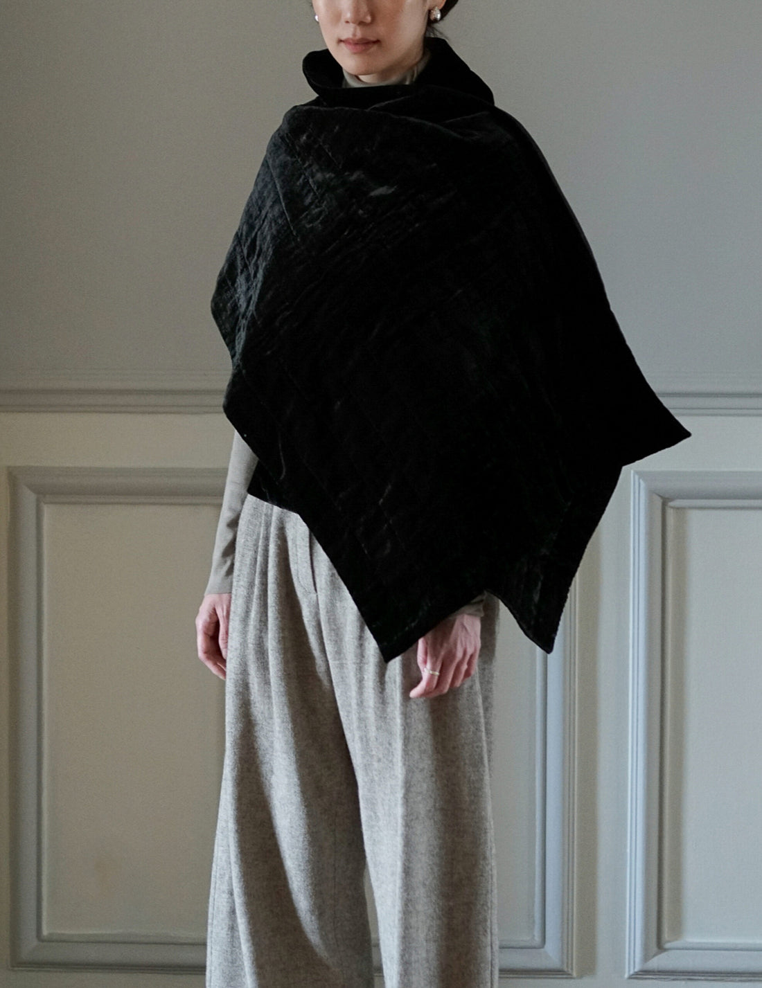 Khadi and Co. | Silk Velvet Shawl