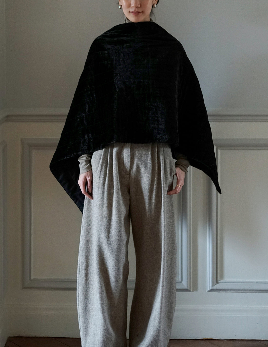 Khadi and Co. | Silk Velvet Shawl