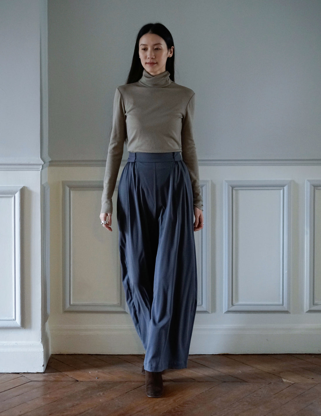 CORTANA | Kaz Pants - Lead grey - #36