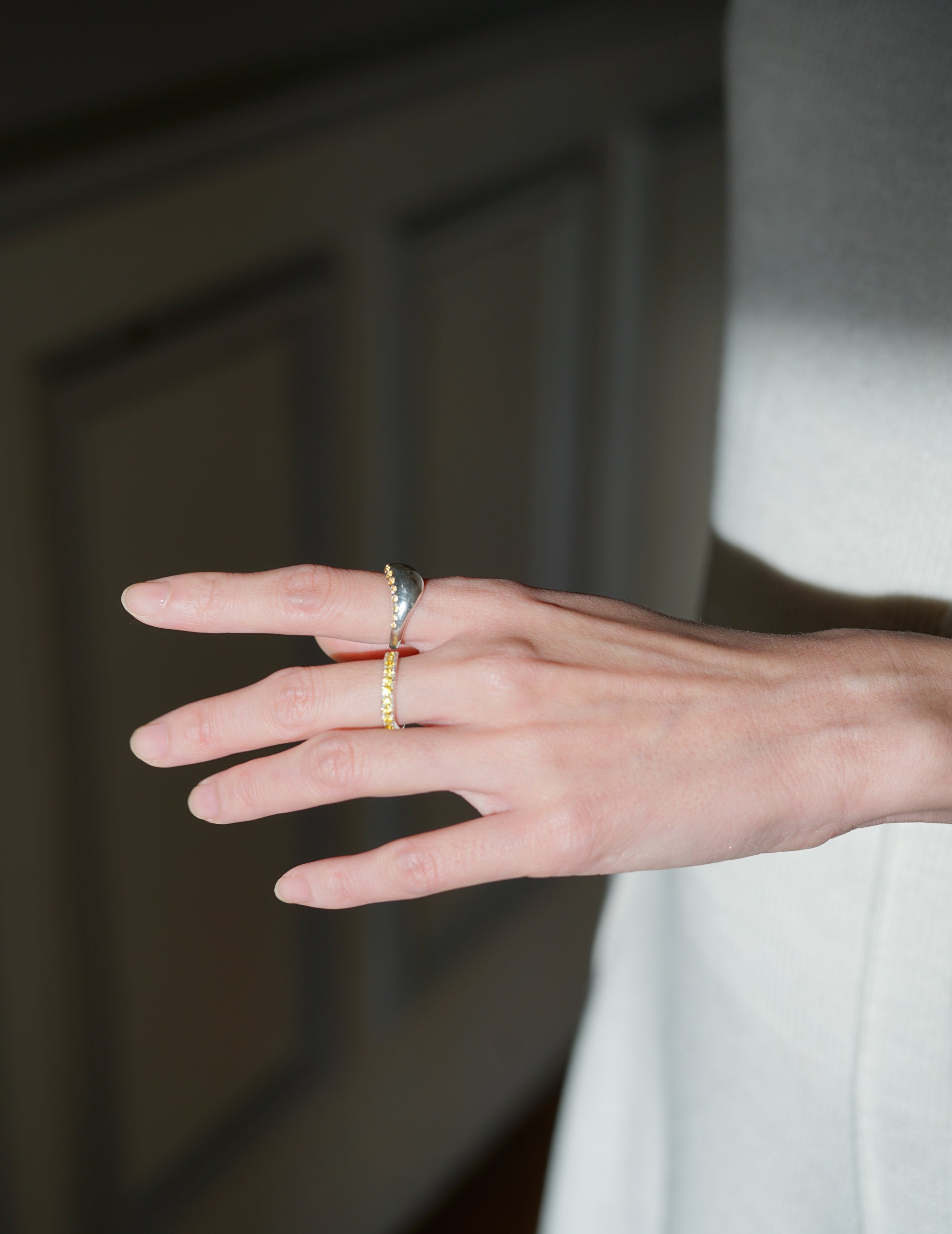 Cosmos Yellow Diamond Ring