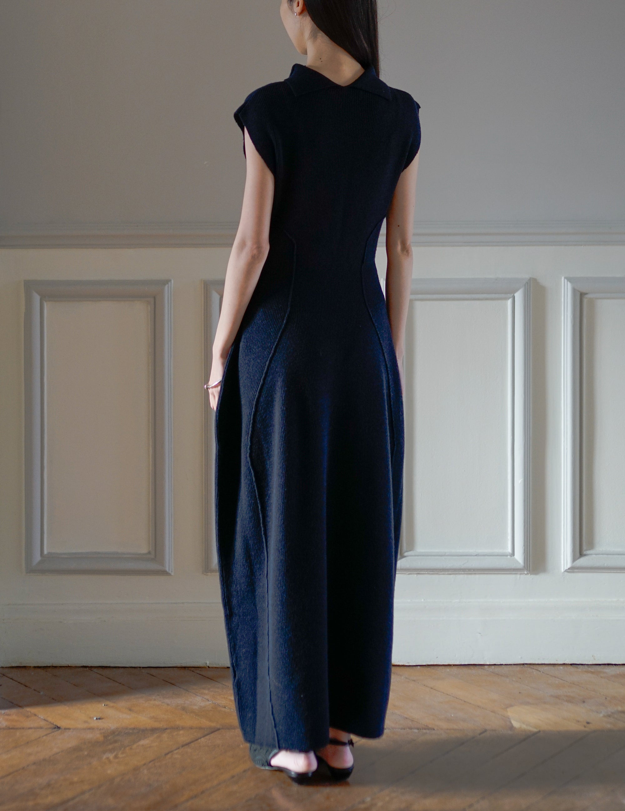 Karlina Knit Dress・Navy