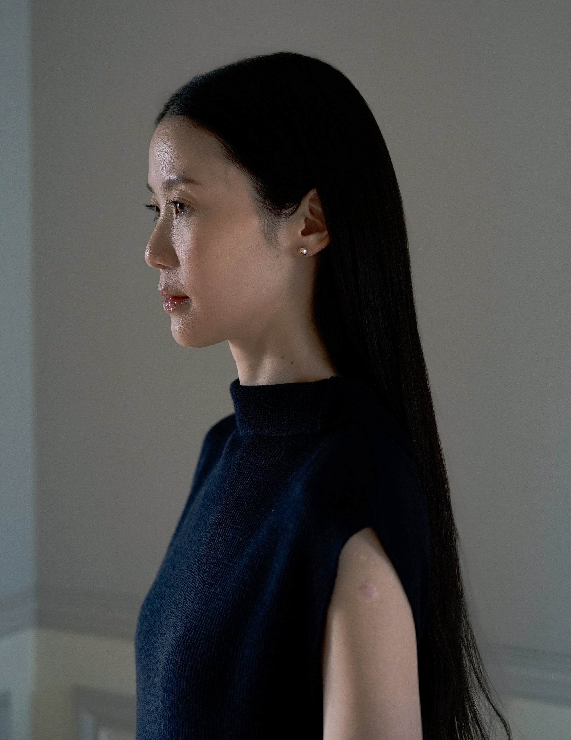 Karlina Knit Dress・Navy