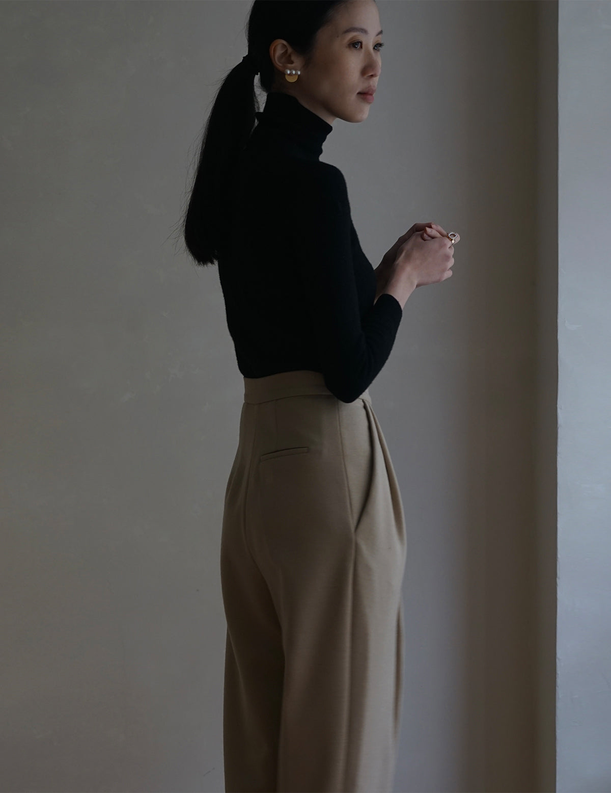 Punto Beige Trousers